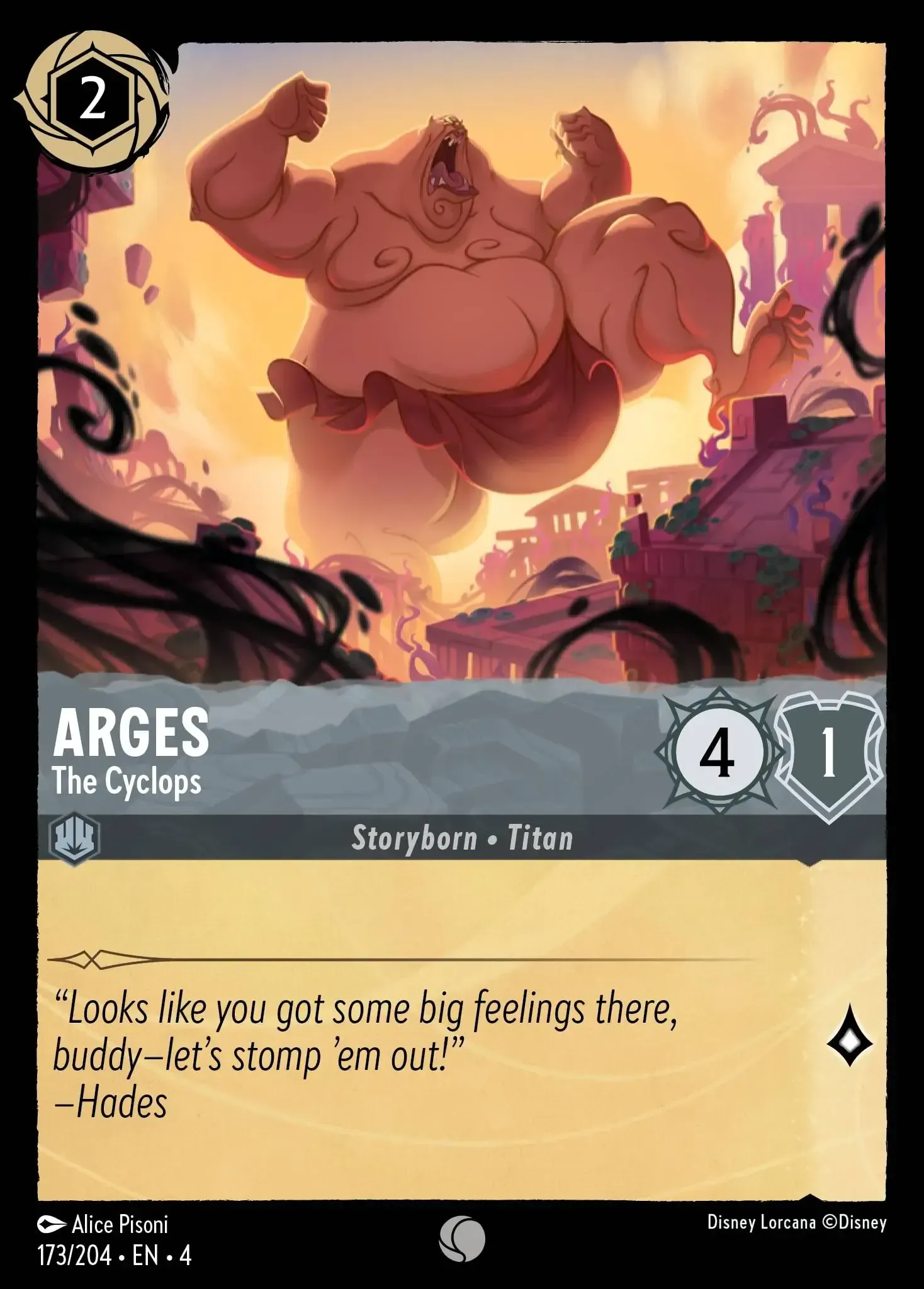Arges - The Cyclops · Ursula's Return 173/207