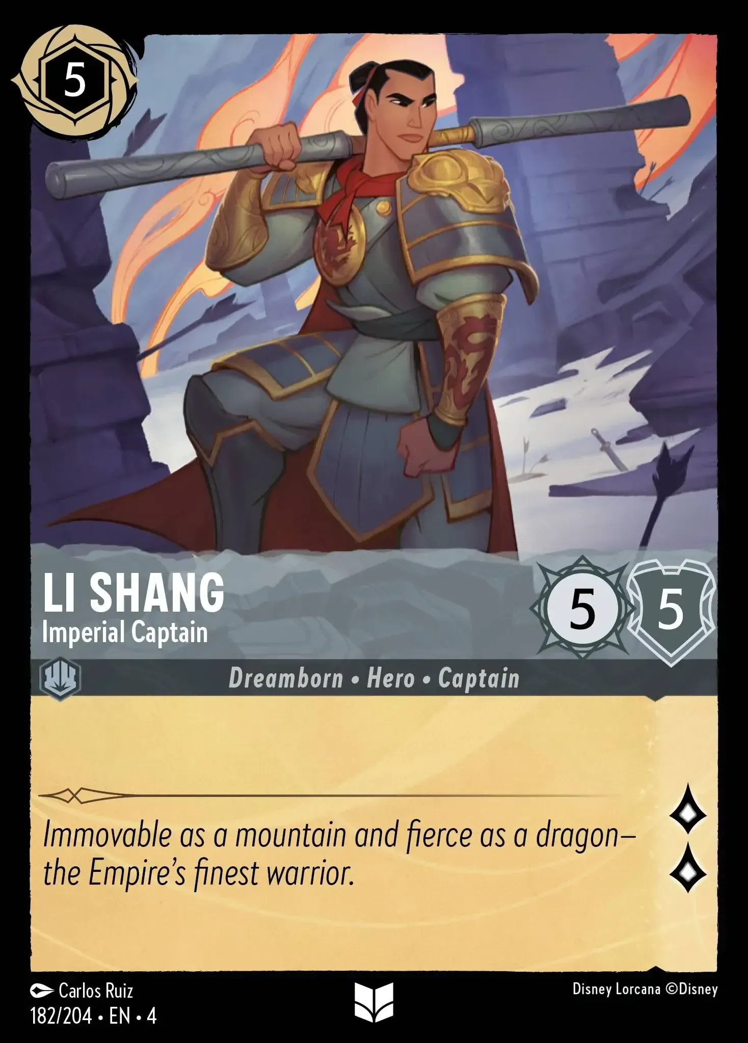 Li Shang - Imperial Captain · Ursula's Return 182/207
