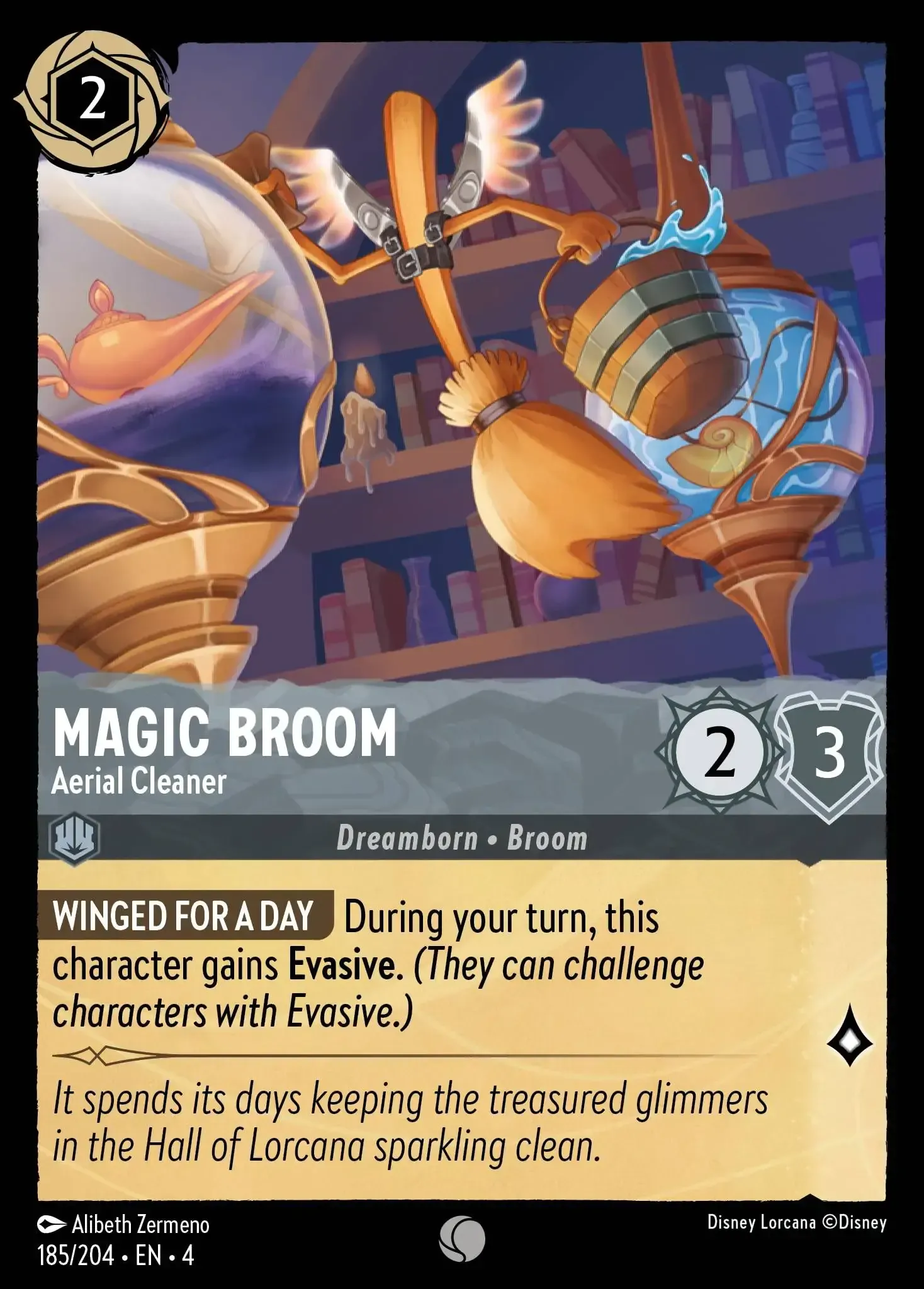 Magic Broom - Aerial Cleaner · Ursula's Return 185/207