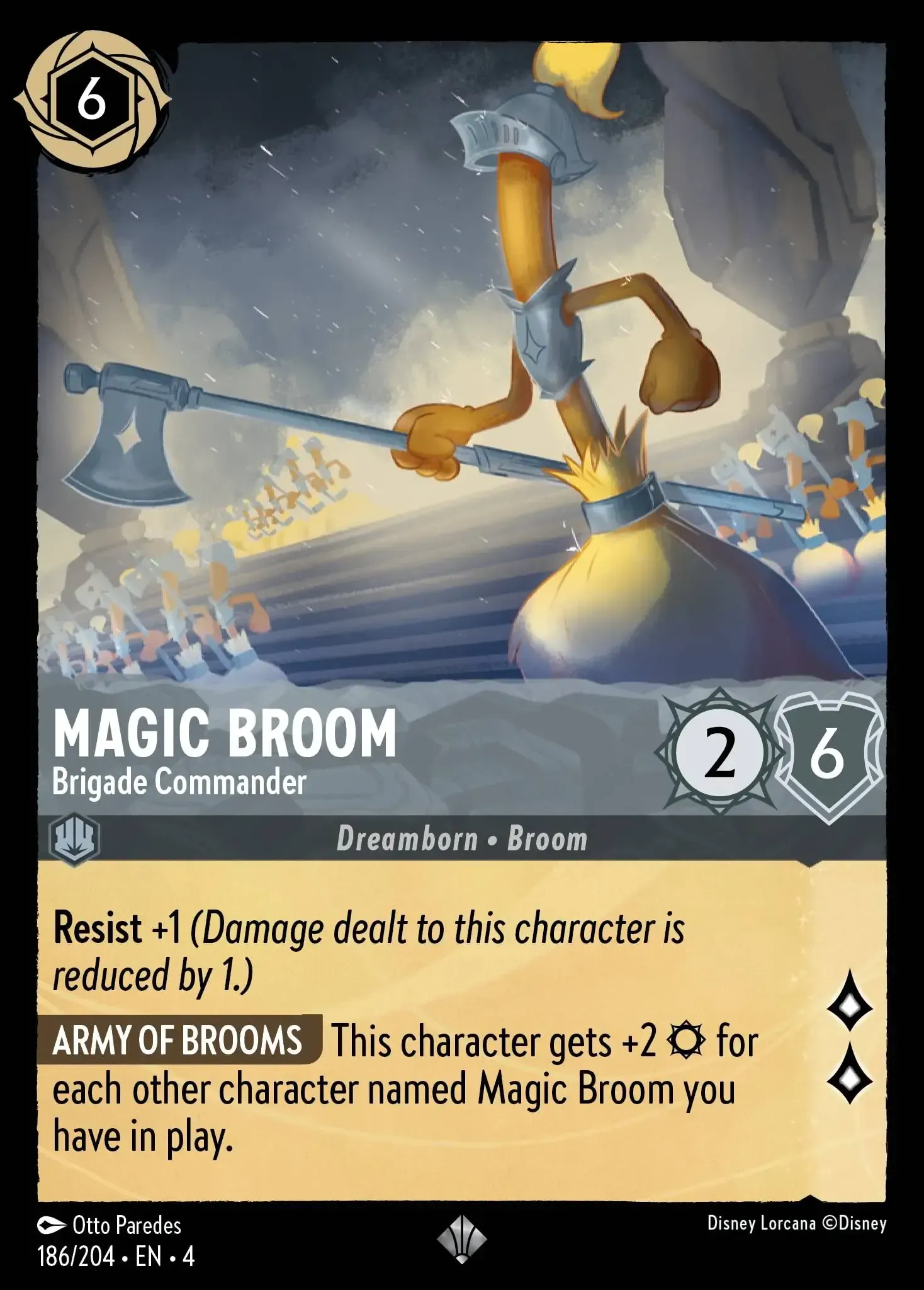 Magic Broom - Brigade Commander · Ursula's Return 186/207