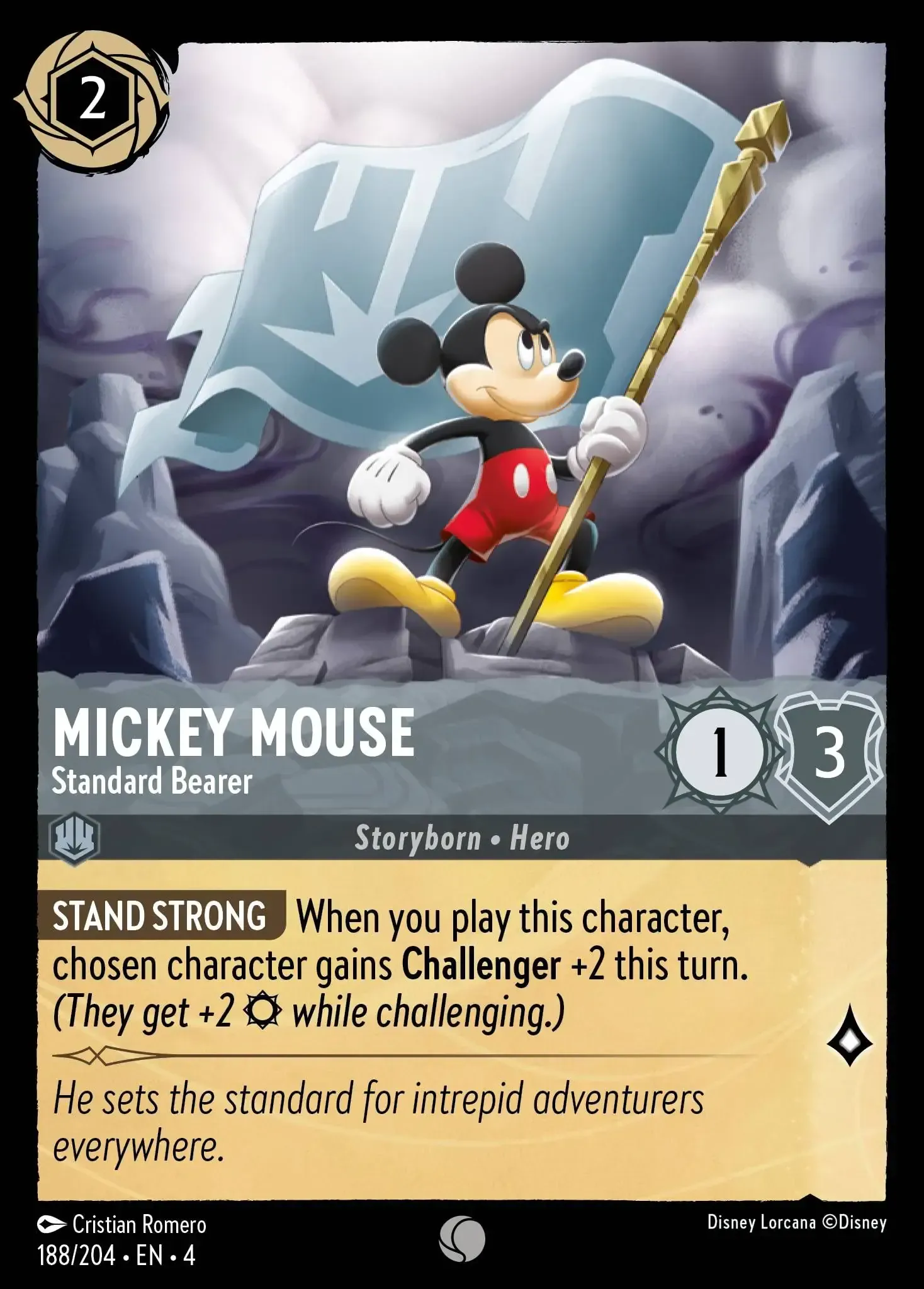 Mickey Mouse - Standard Bearer · Ursula's Return 188/207
