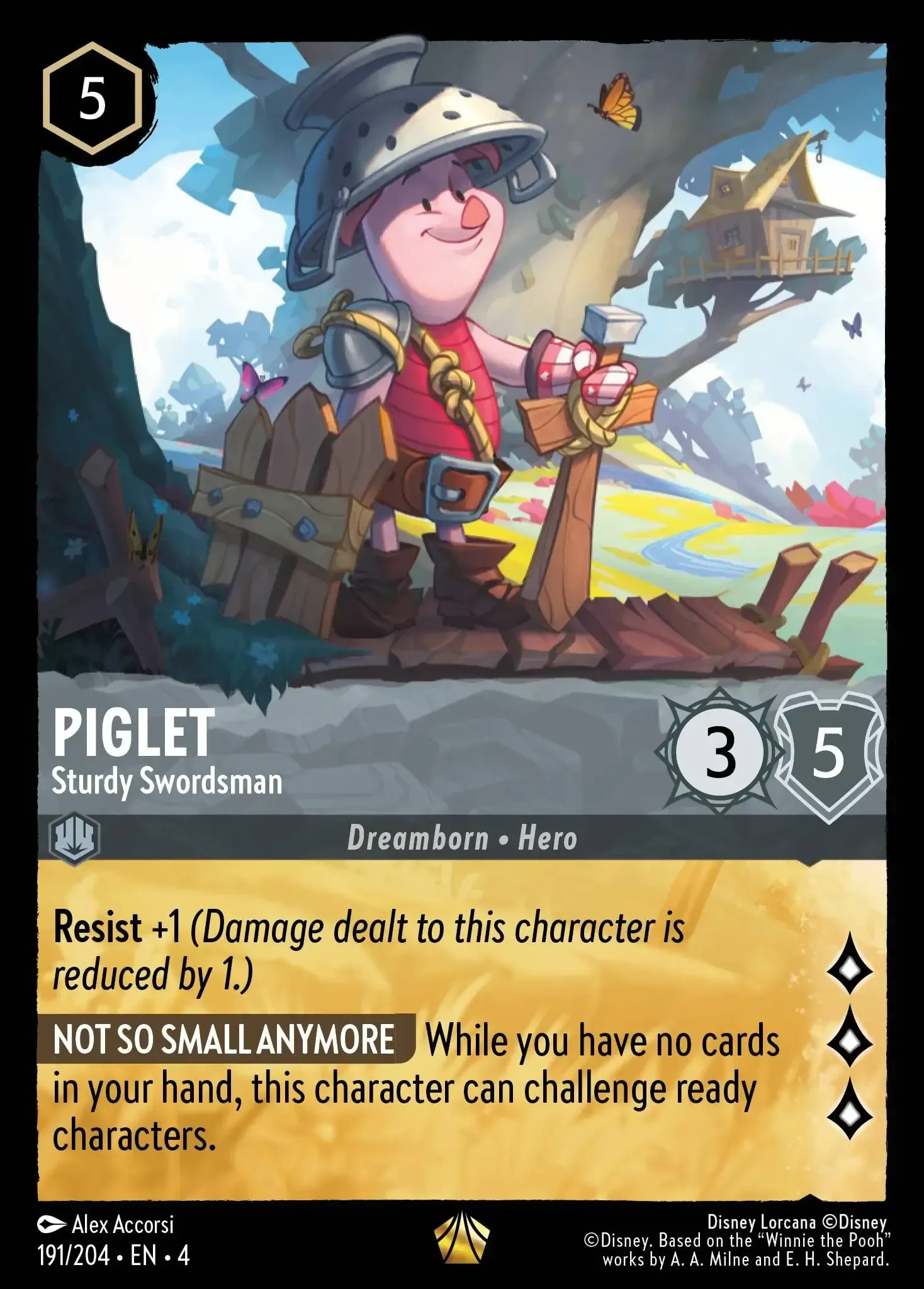 Piglet - Sturdy Swordsman · Ursula's Return 191/207