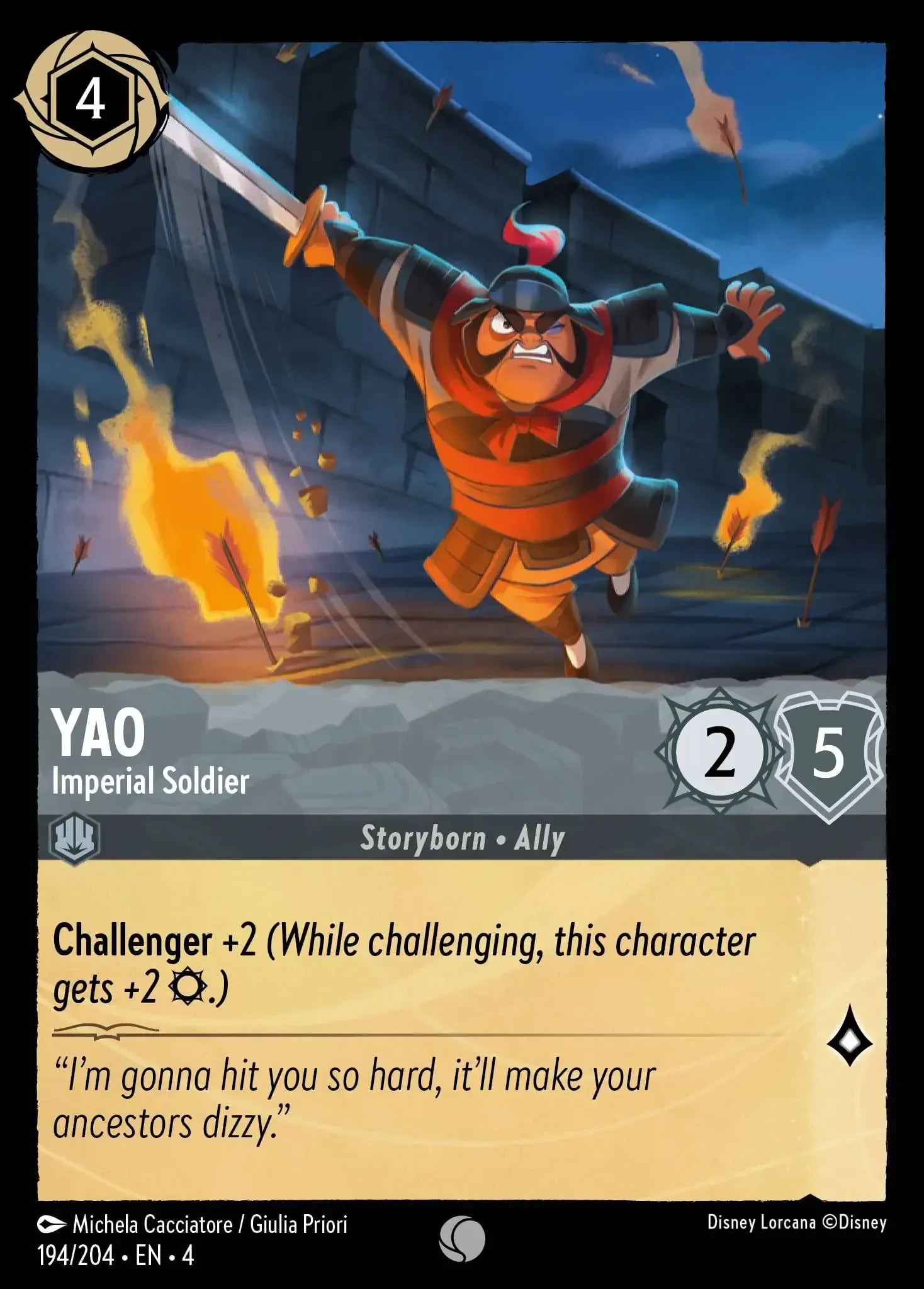 Yao - Imperial Soldier · Ursula's Return 194/207