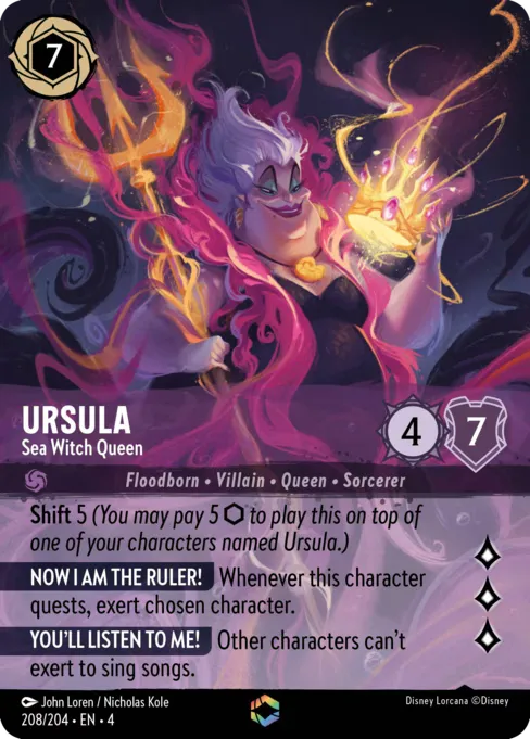Ursula - Sea Witch Queen · Ursula's Return 208/207