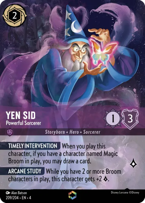 Yen Sid - Powerful Sorcerer · Ursula's Return 209/207