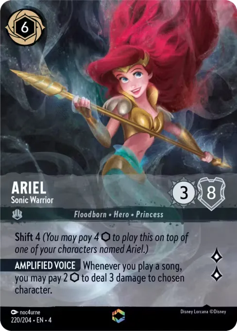 Ariel - Sonic Warrior · Ursula's Return 220/207