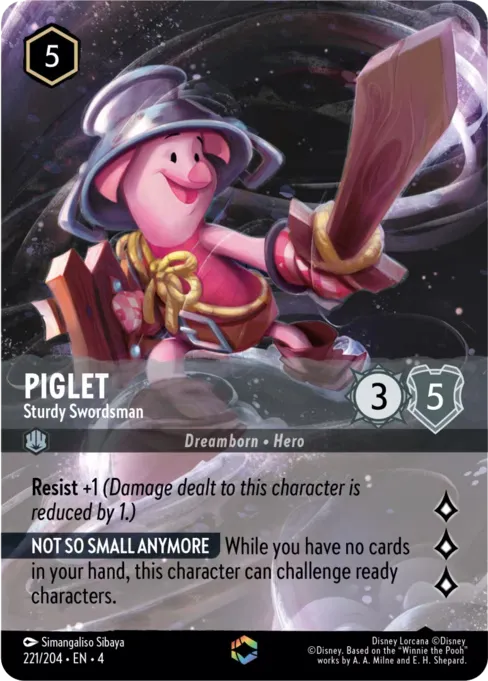 Piglet - Sturdy Swordsman · Ursula's Return 221/207