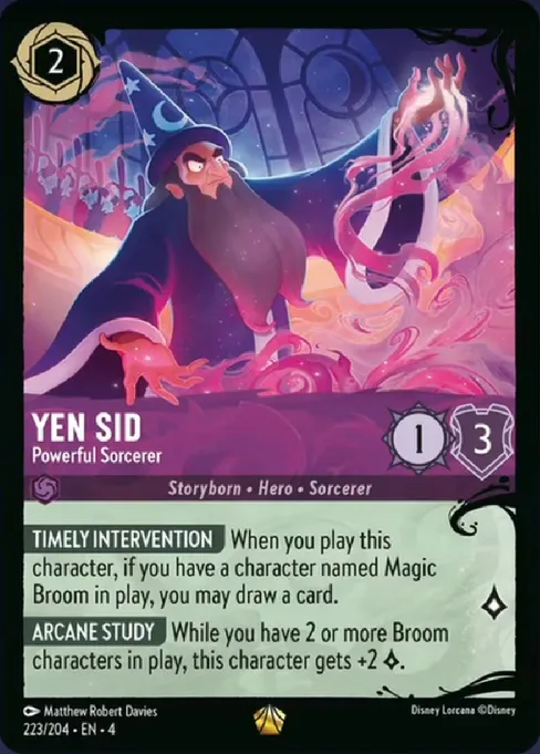 Yen Sid - Powerful Sorcerer · Ursula's Return 223/207