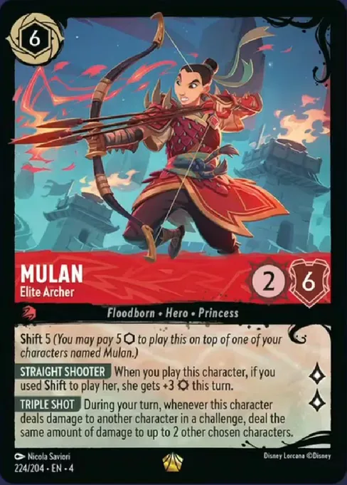 Mulan - Elite Archer · Ursula's Return 224/207