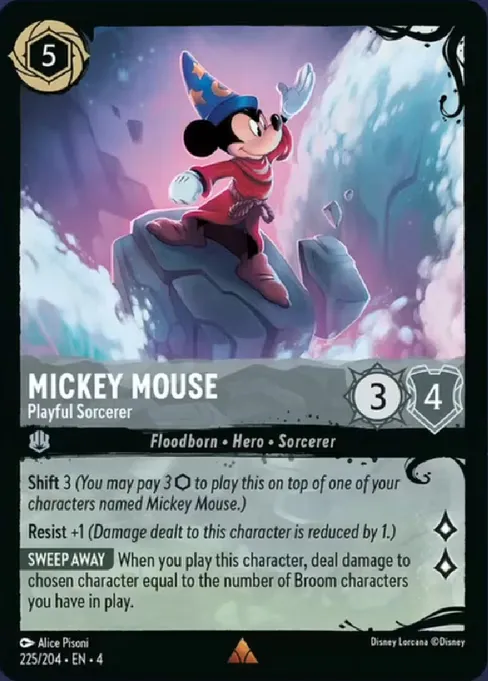 Mickey Mouse - Playful Sorcerer · Ursula's Return 225/207