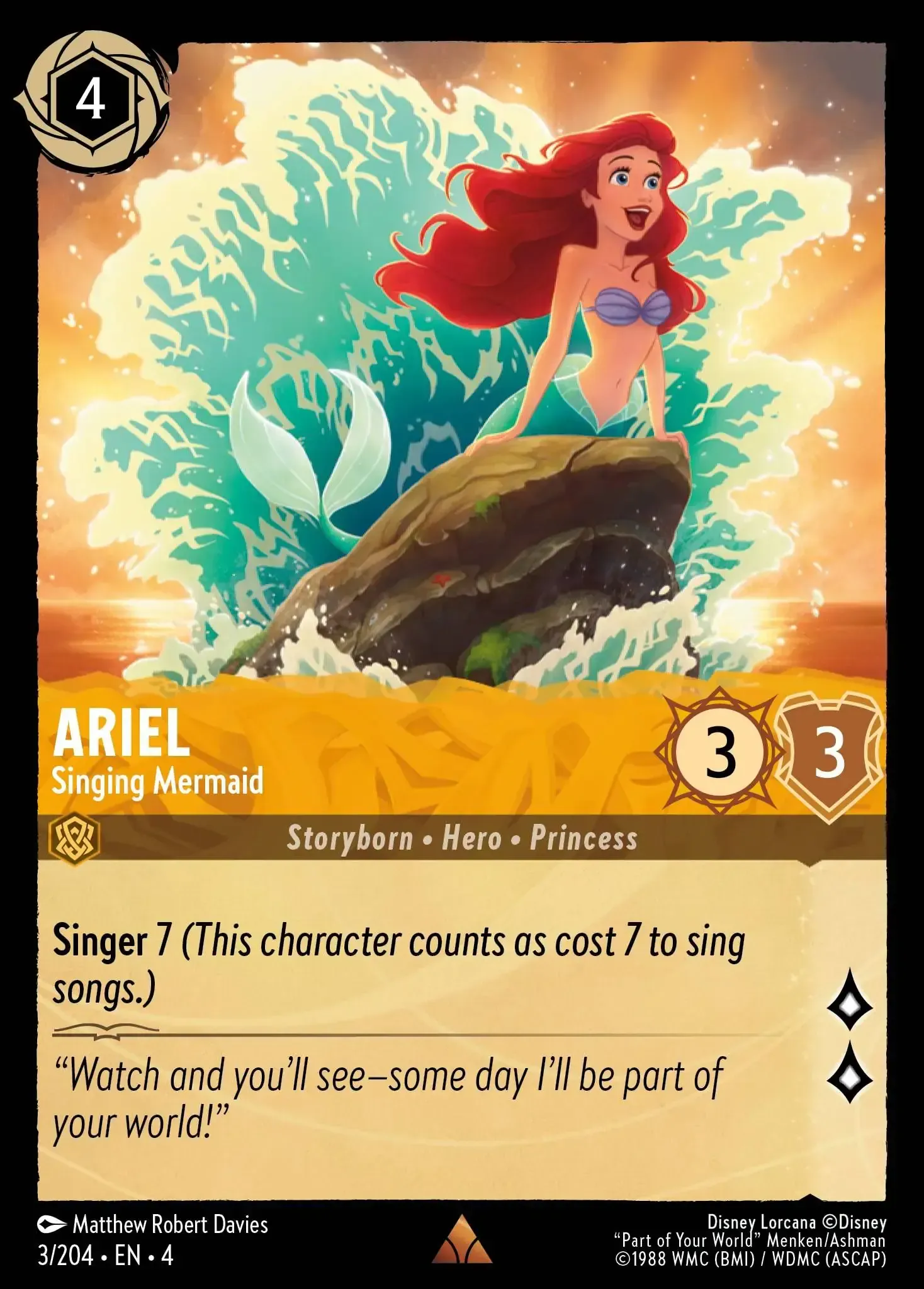 Ariel - Singing Mermaid · Ursula's Return 3/207