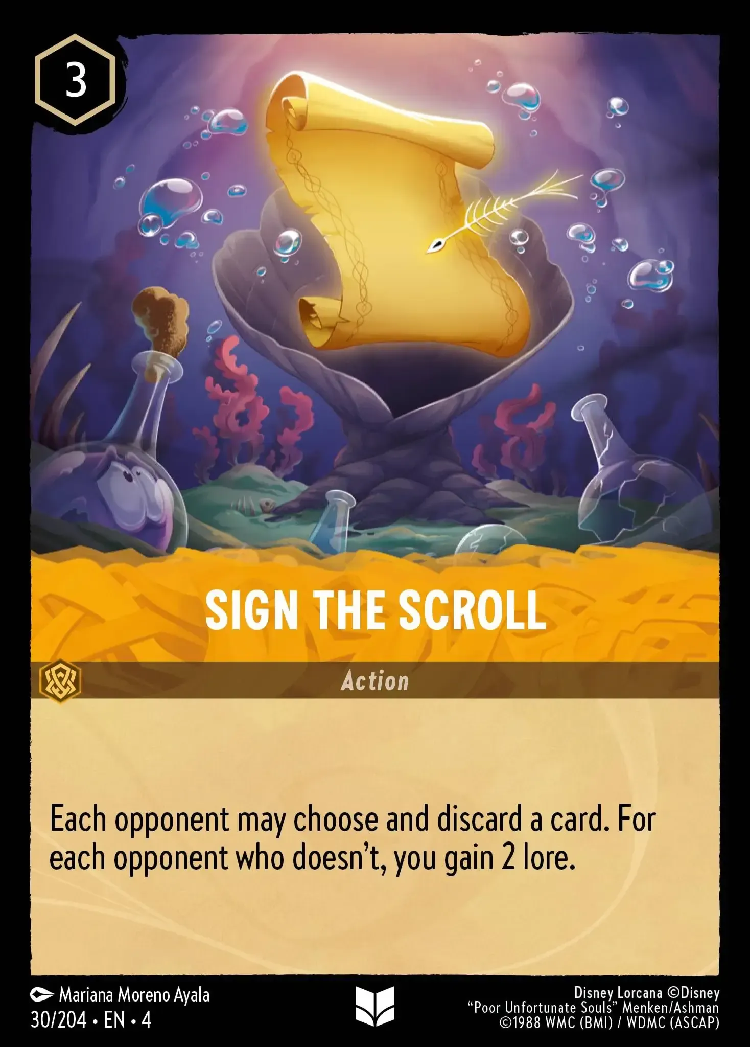 Sign the Scroll · Ursula's Return 30/207