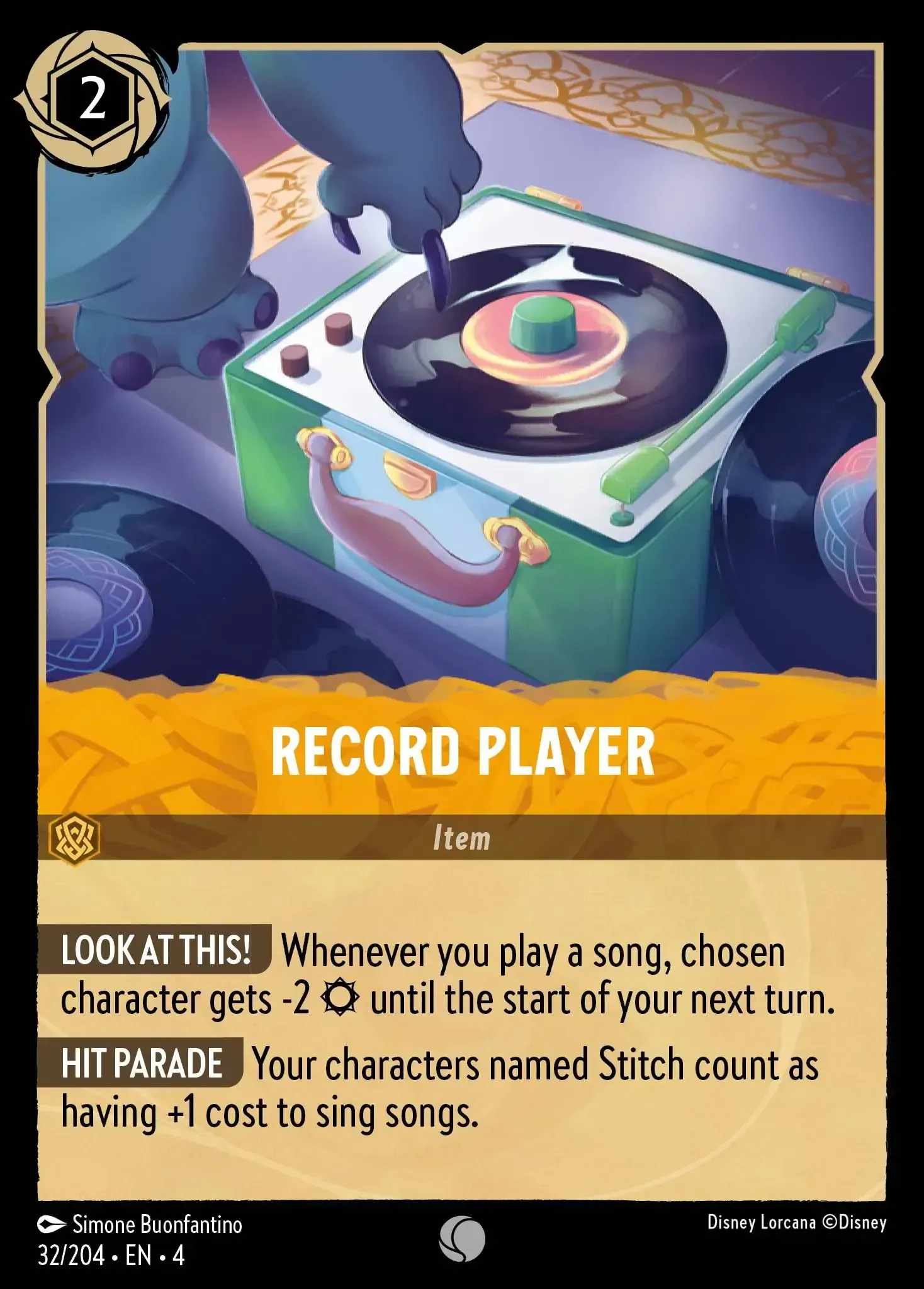 Record Player · Ursula's Return 32/207