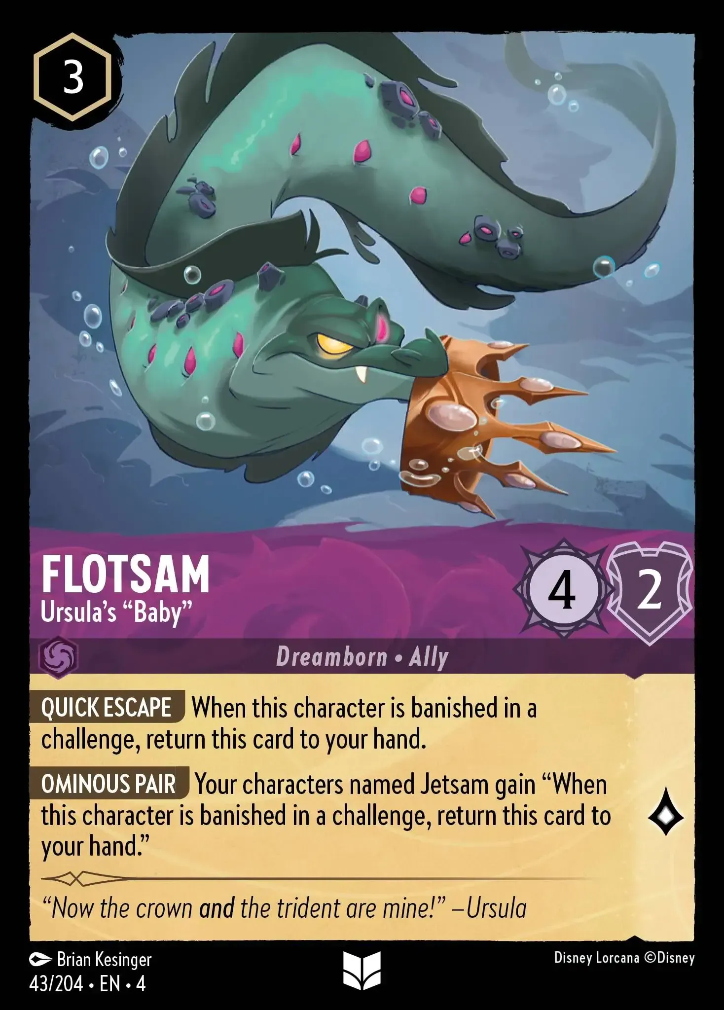 Flotsam - Ursula's "Baby" · Ursula's Return 43/207