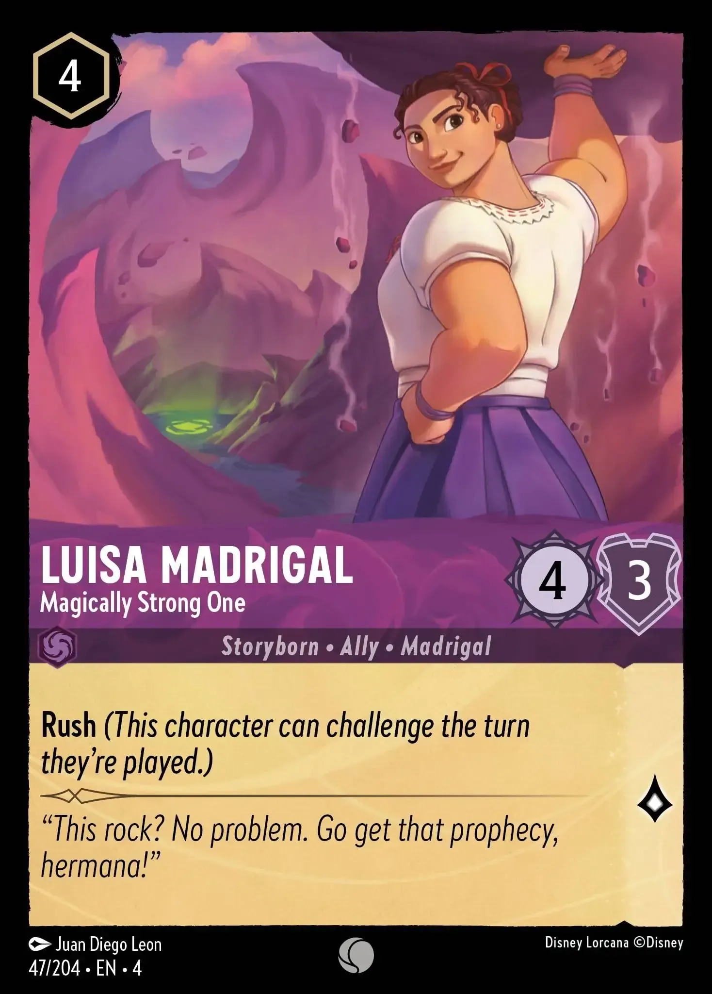 Luisa Madrigal - Magically Strong One · Ursula's Return 47/207