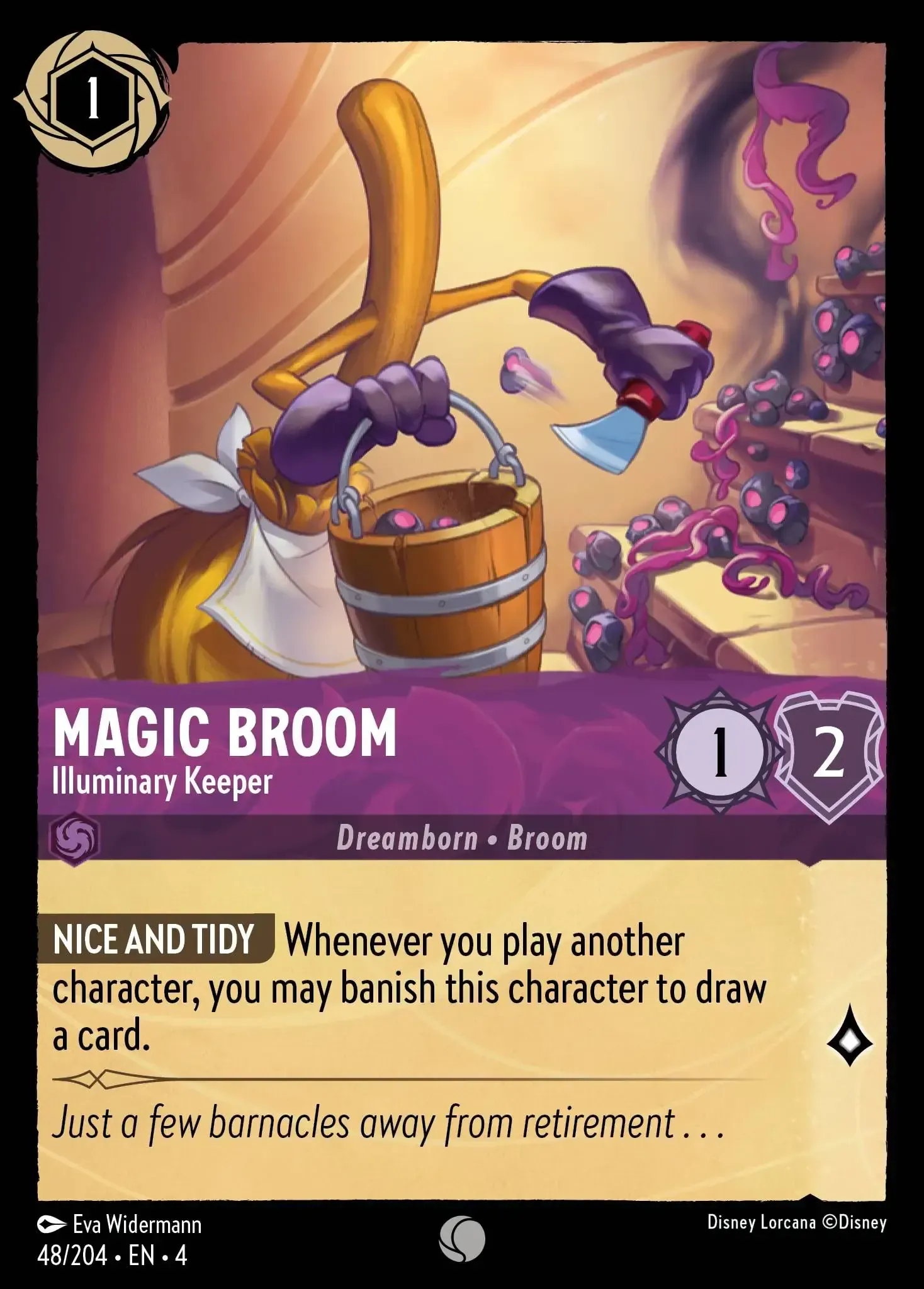Magic Broom - Illuminary Keeper · Ursula's Return 48/207