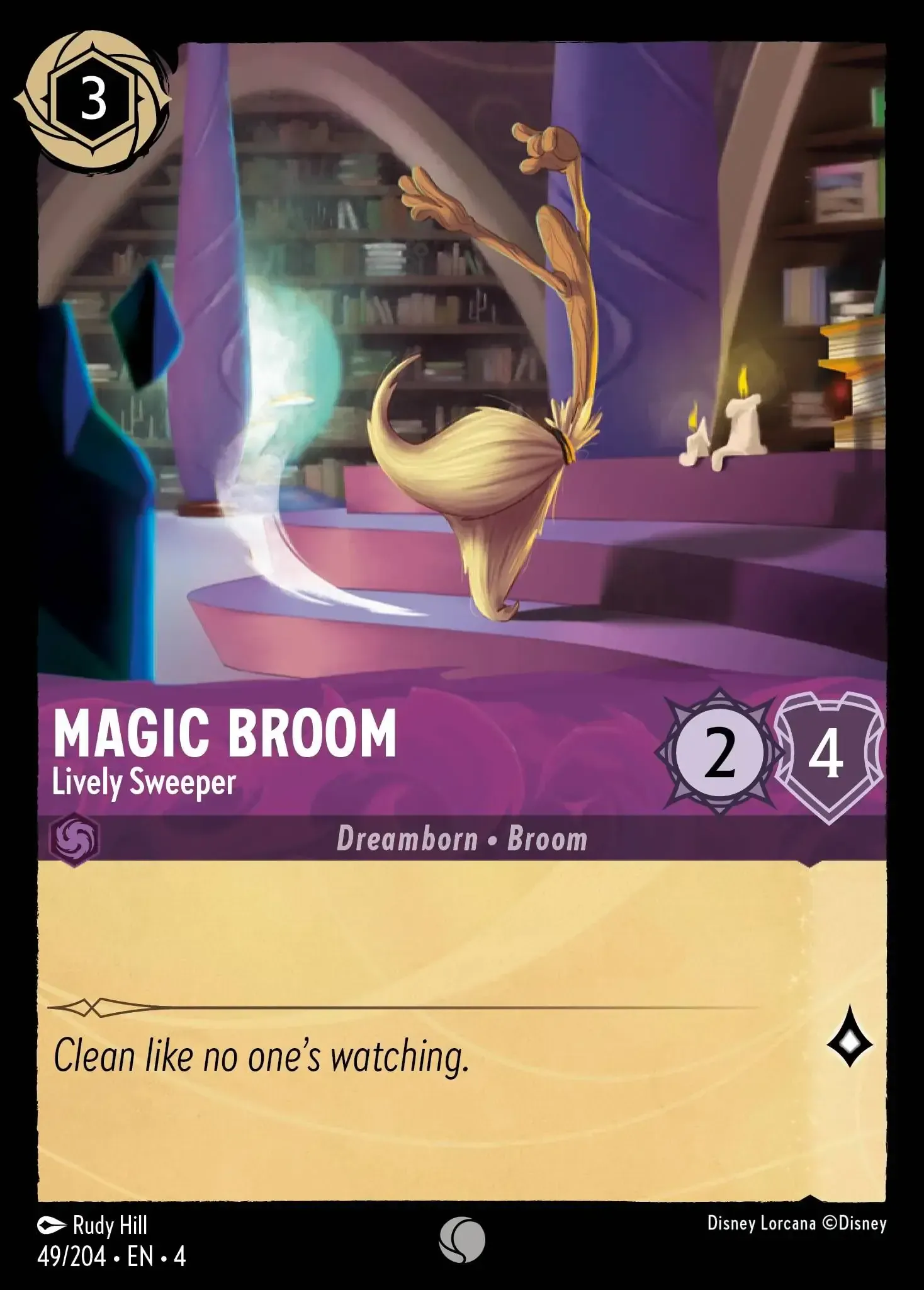 Magic Broom - Lively Sweeper · Ursula's Return 49/207