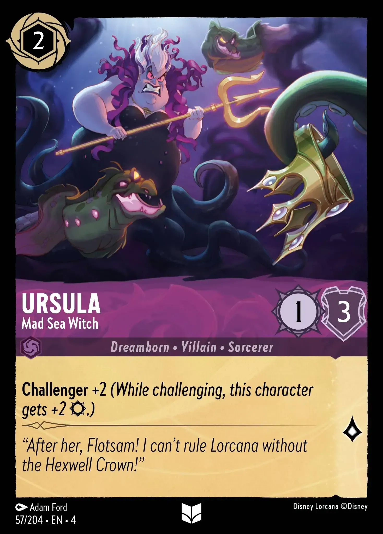 Ursula - Mad Sea Witch · Ursula's Return 57/207