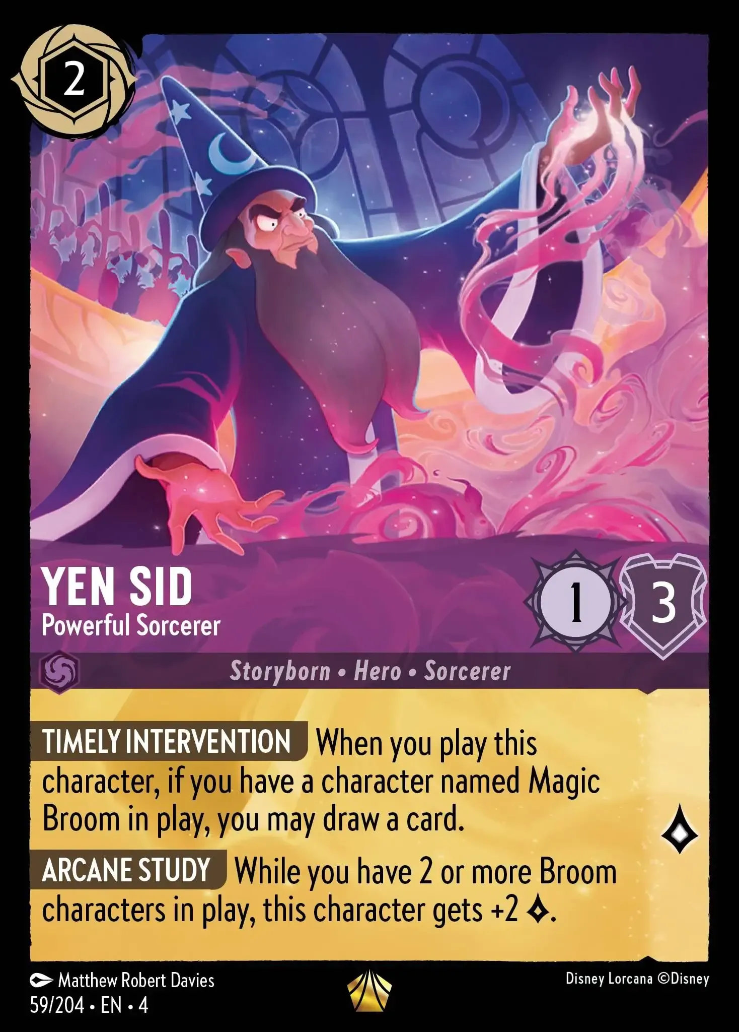 Yen Sid - Powerful Sorcerer · Ursula's Return 59/207