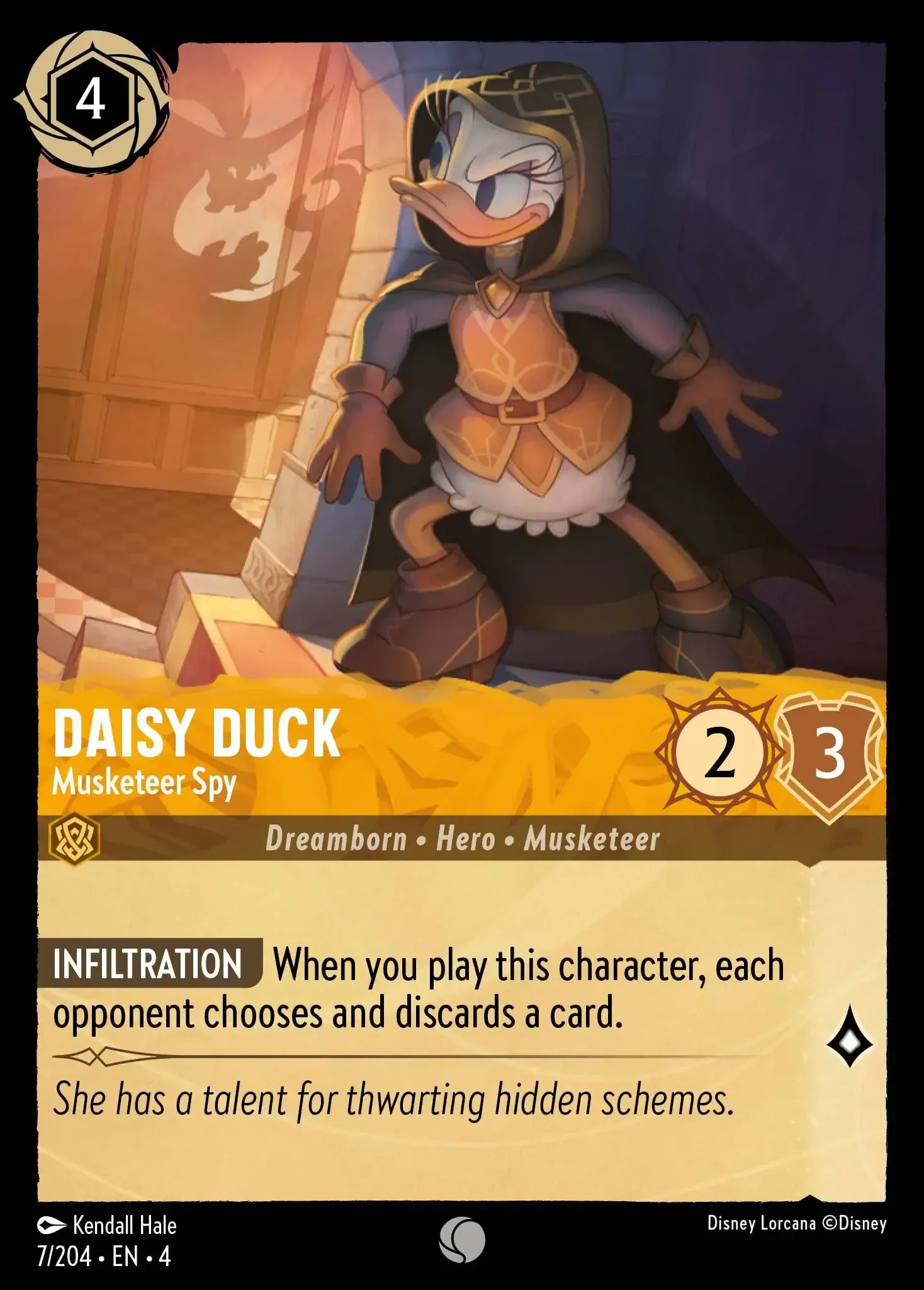 Daisy Duck - Musketeer Spy · Ursula's Return 7/207