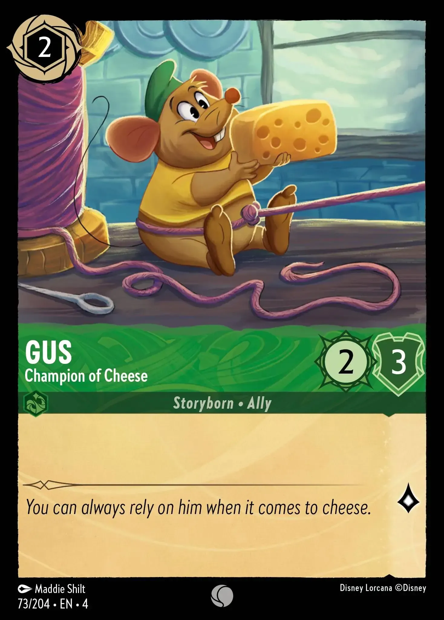 Gus - Champion of Cheese · Ursula's Return 73/207