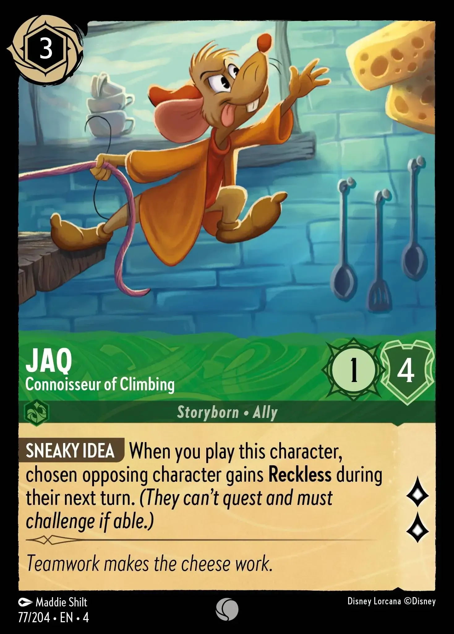 Jaq - Connoisseur of Climbing · Ursula's Return 77/207