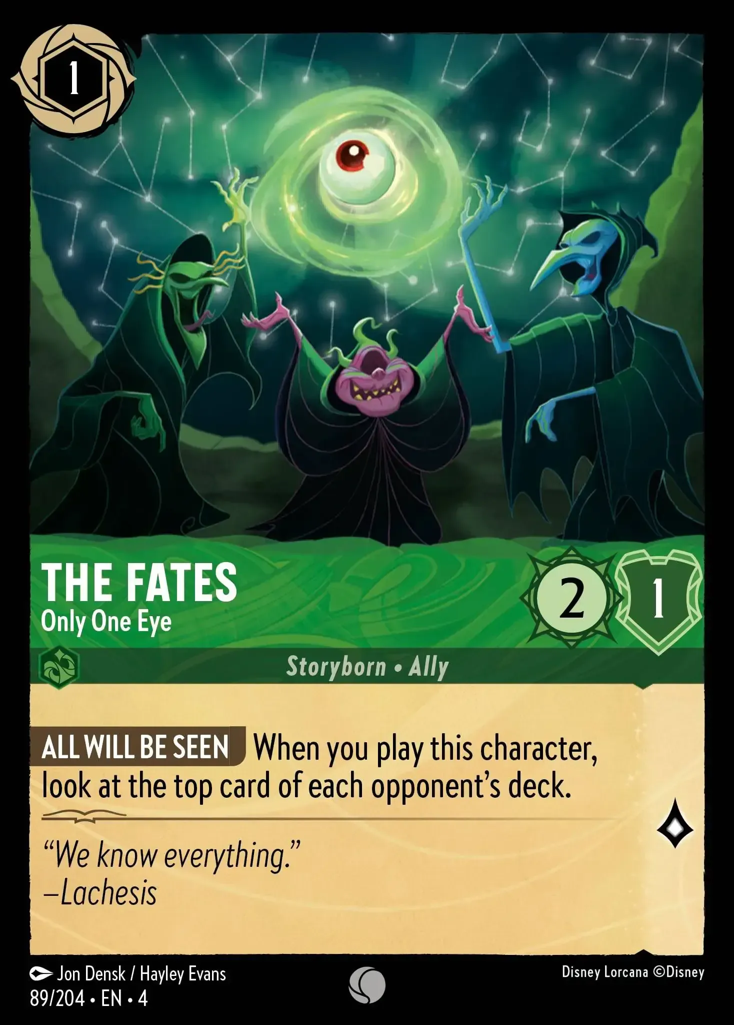 The Fates - Only One Eye · Ursula's Return 89/207