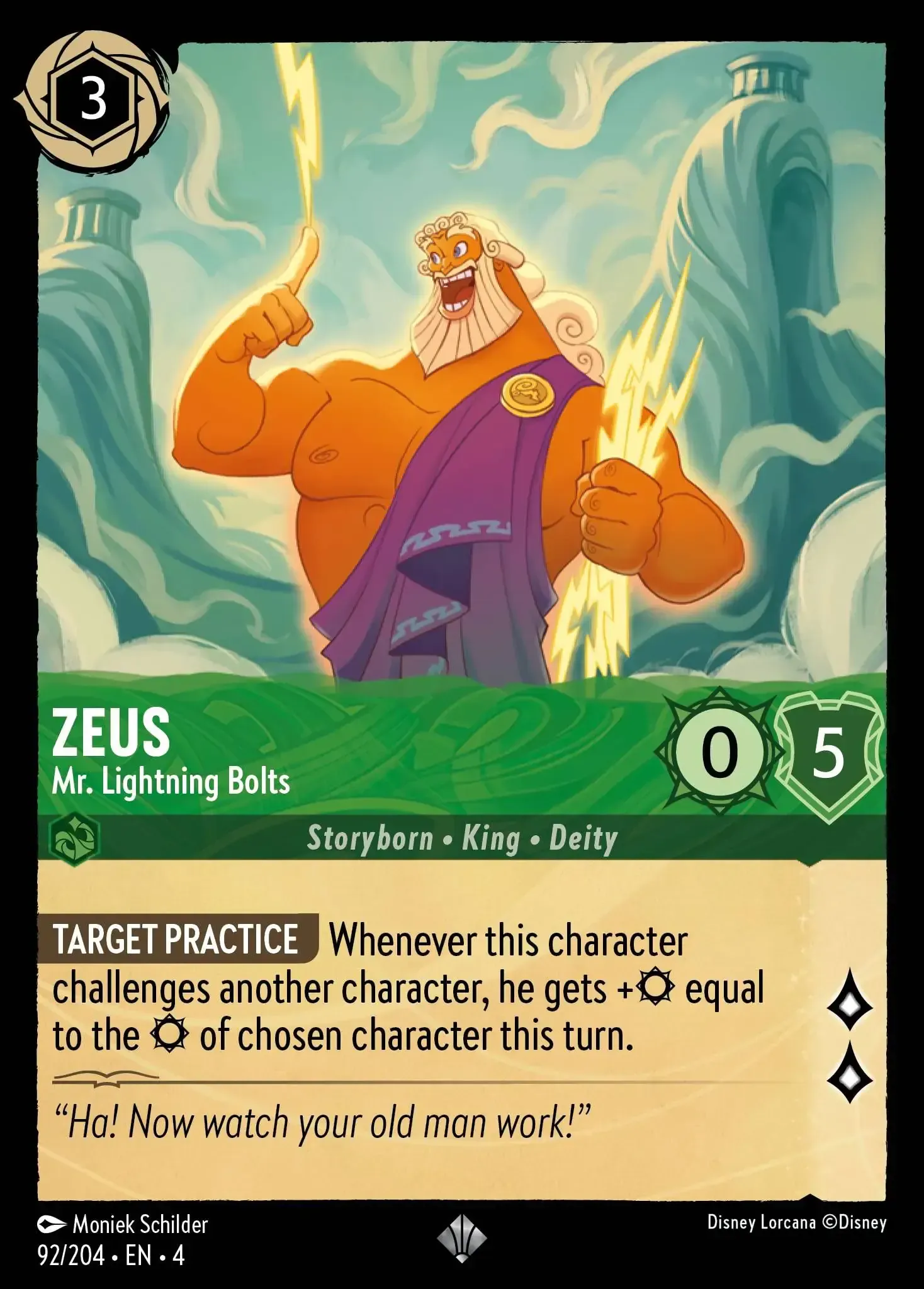 Zeus - Mr. Lightning Bolts · Ursula's Return 92/207