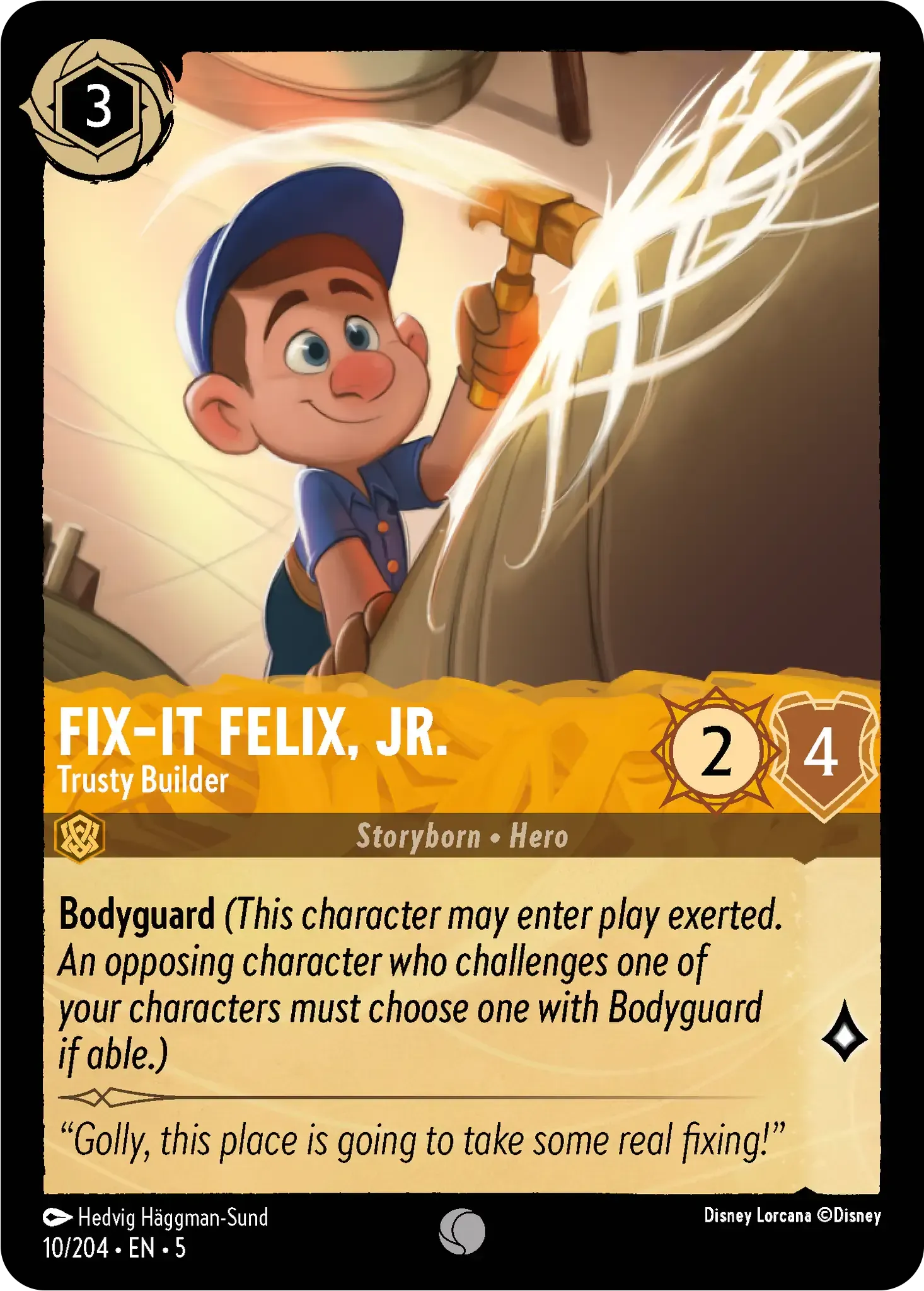 Fix-It Felix, Jr. - Trusty Builder · Shimmering Skies 10/205