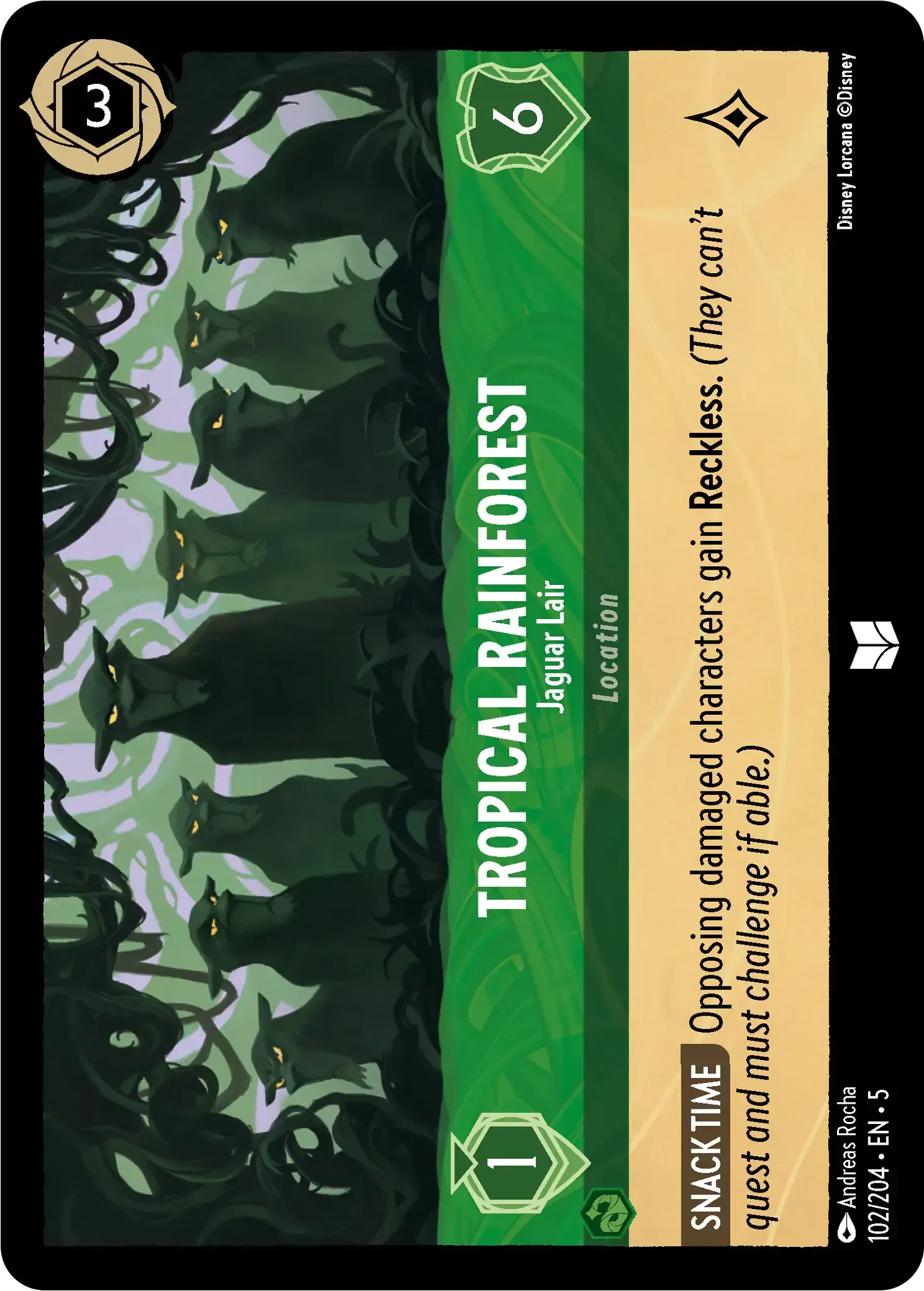 Tropical Rainforest - Jaguar Lair · Shimmering Skies 102/205