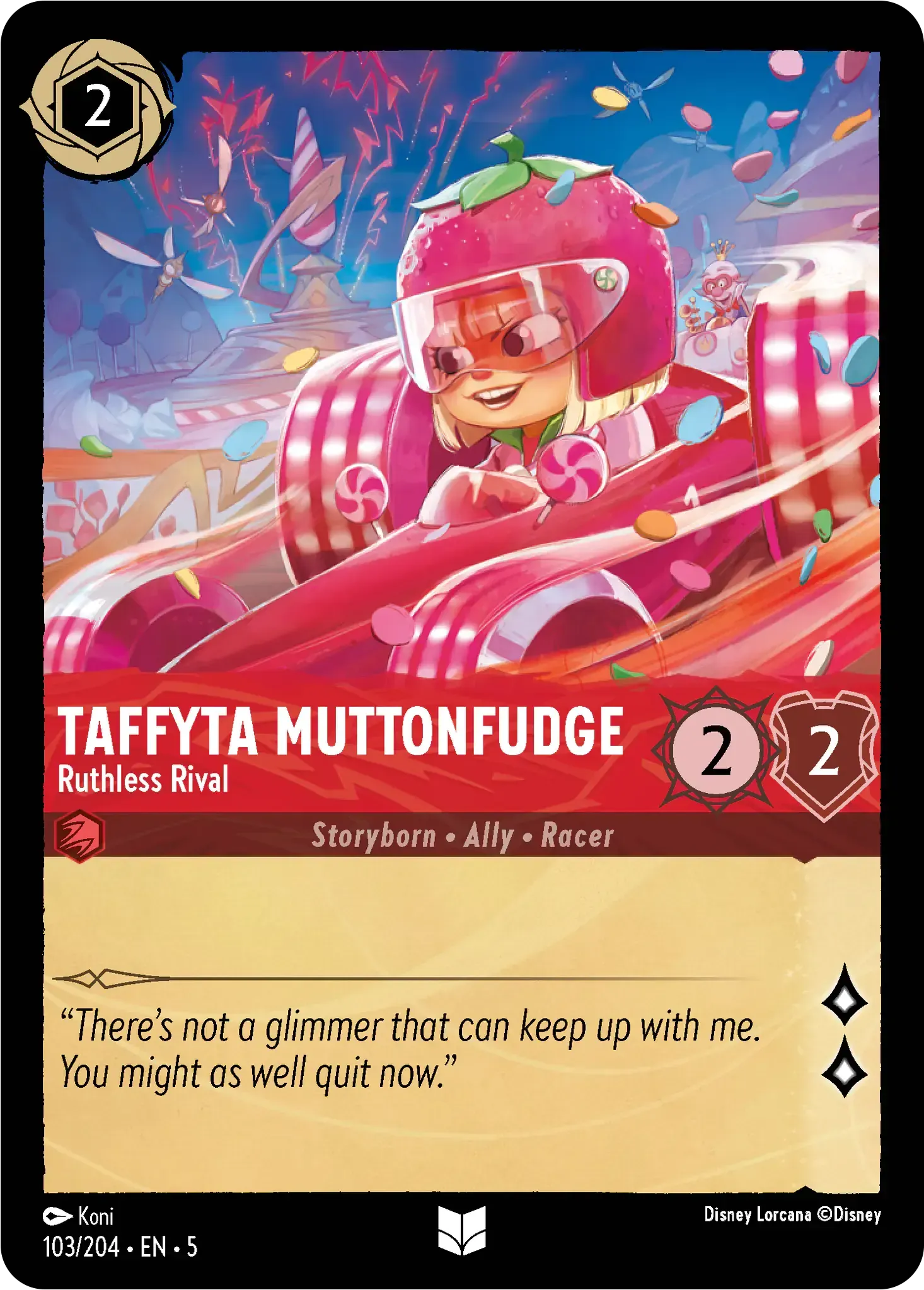 Taffyta Muttonfudge - Ruthless Rival · Shimmering Skies 103/205