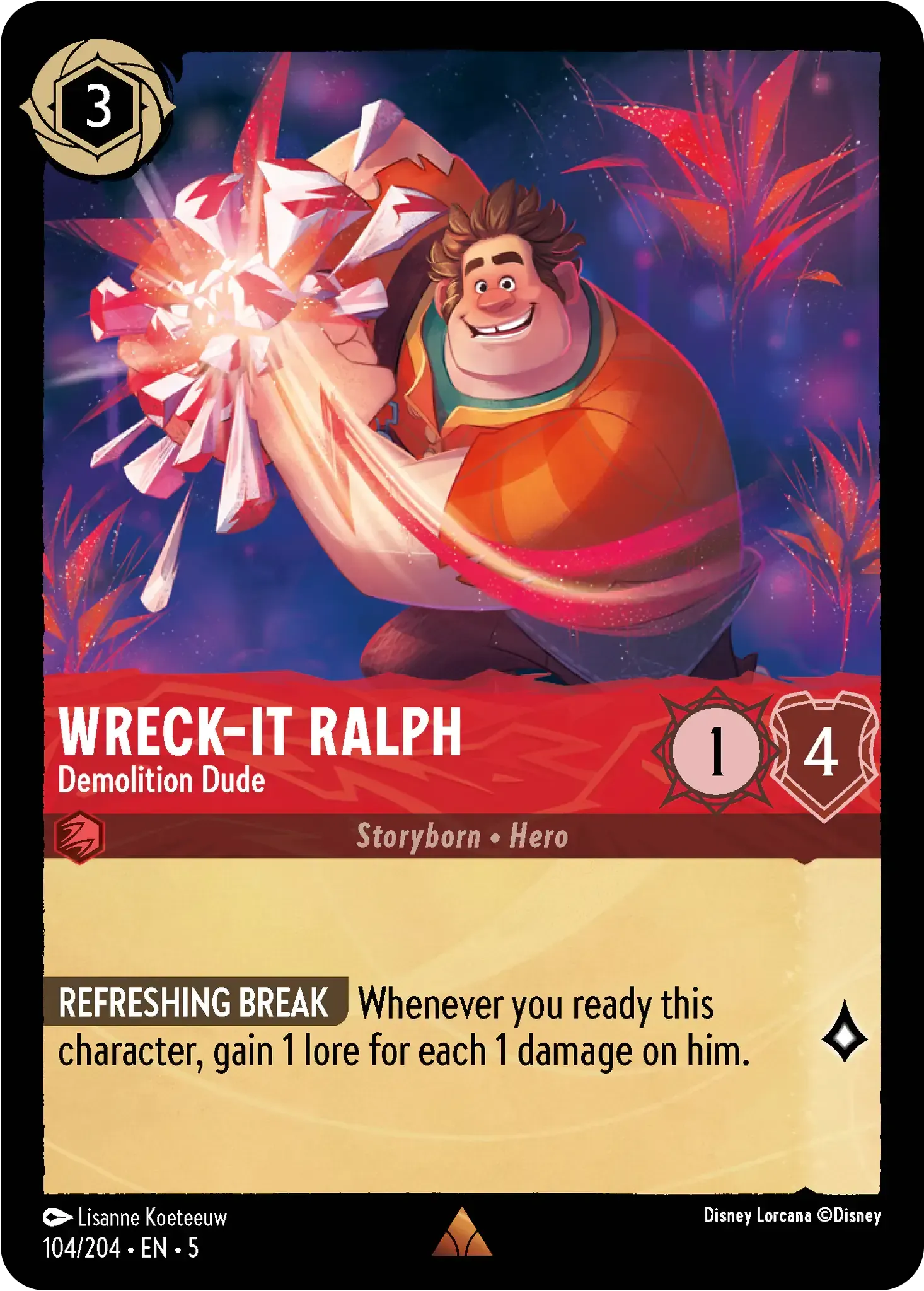 Wreck-It Ralph - Demolition Dude · Shimmering Skies 104/205