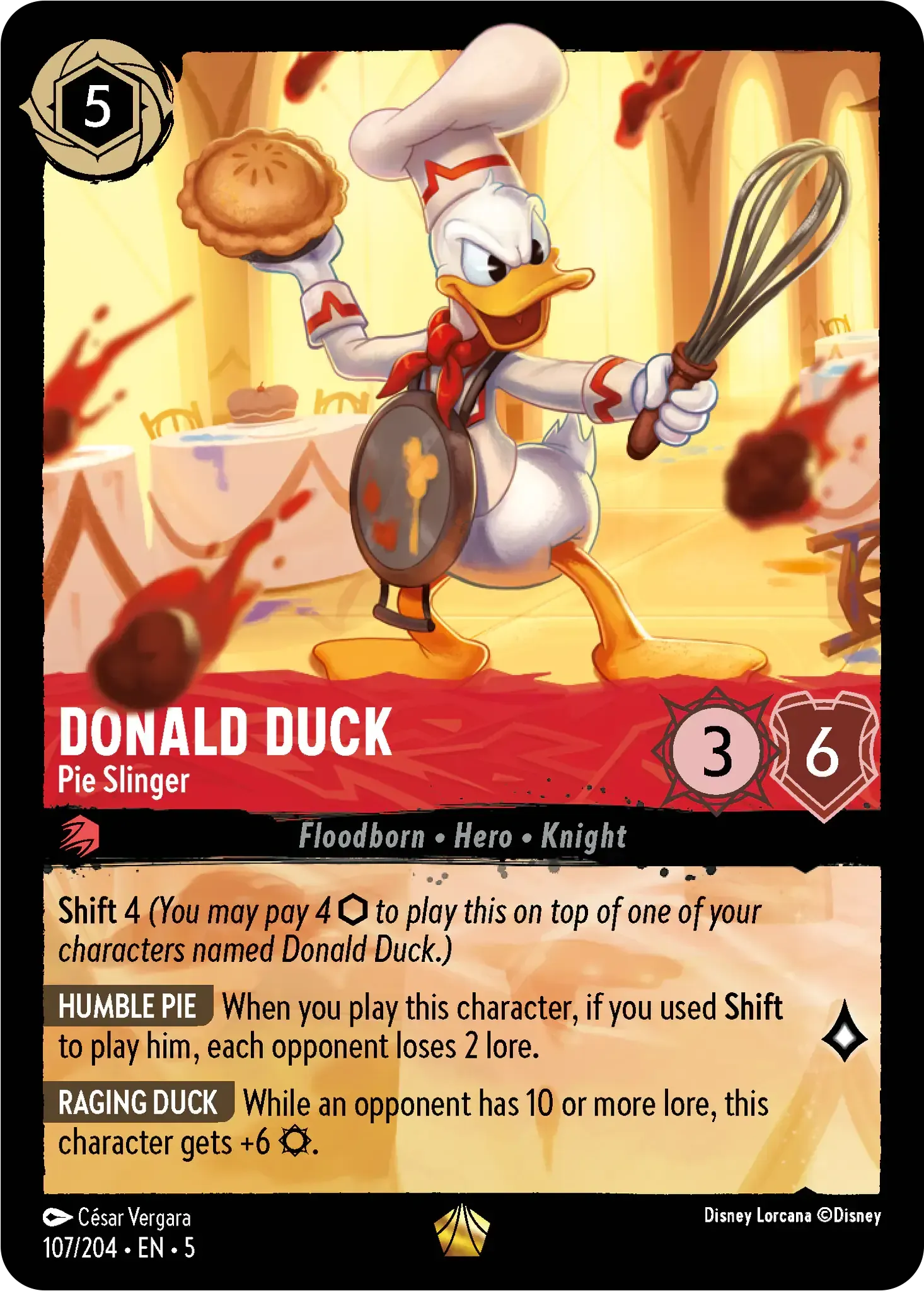 Donald Duck - Pie Slinger · Shimmering Skies 107/205