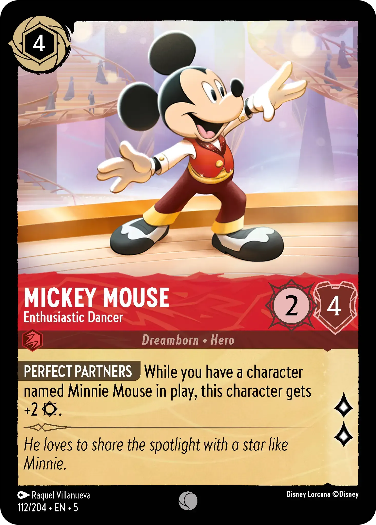 Mickey Mouse - Enthusiastic Dancer · Shimmering Skies 112/205