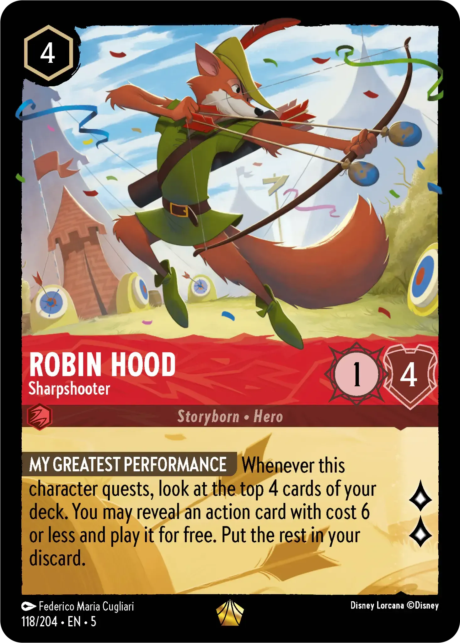 Robin Hood - Sharpshooter · Shimmering Skies 118/205