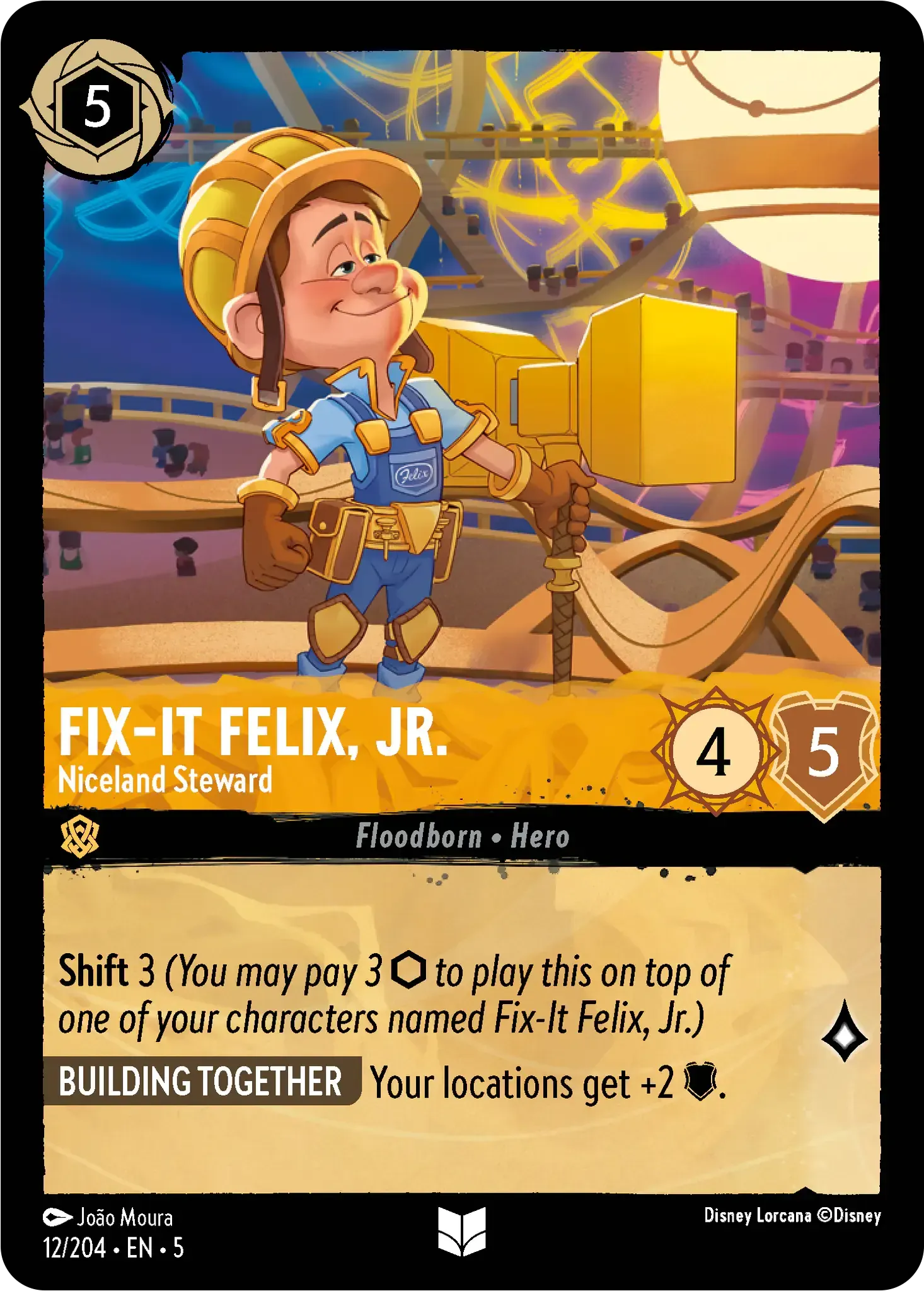 Fix-It Felix, Jr. - Niceland Steward · Shimmering Skies 12/205