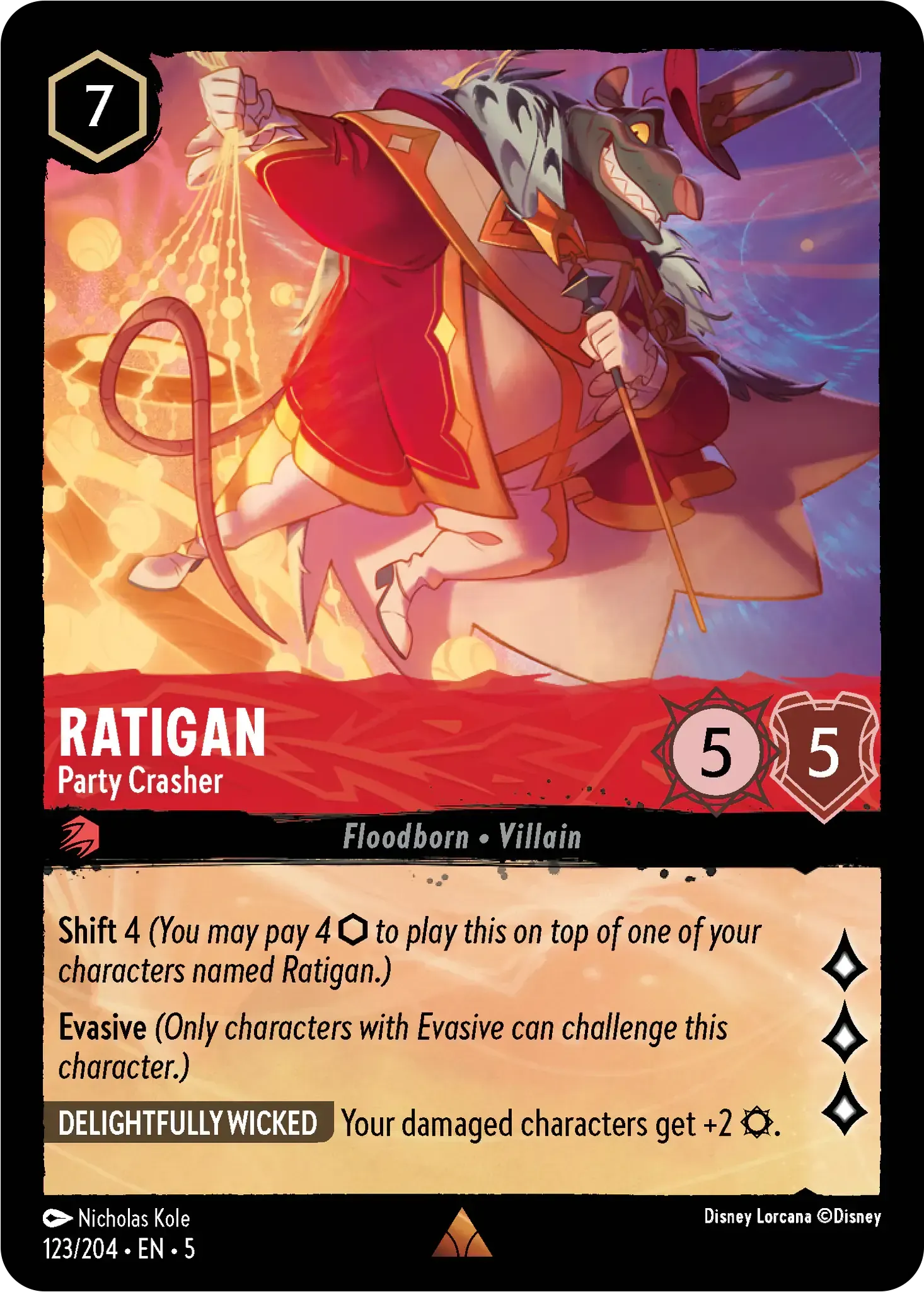 Ratigan - Party Crasher · Shimmering Skies 123/205