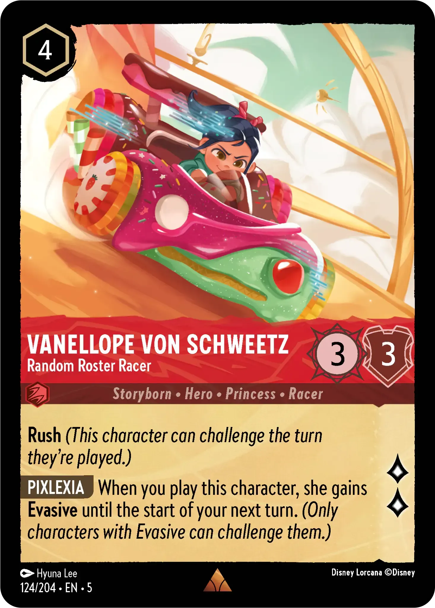 Vanellope von Schweetz - Random Roster Racer · Shimmering Skies 124/205