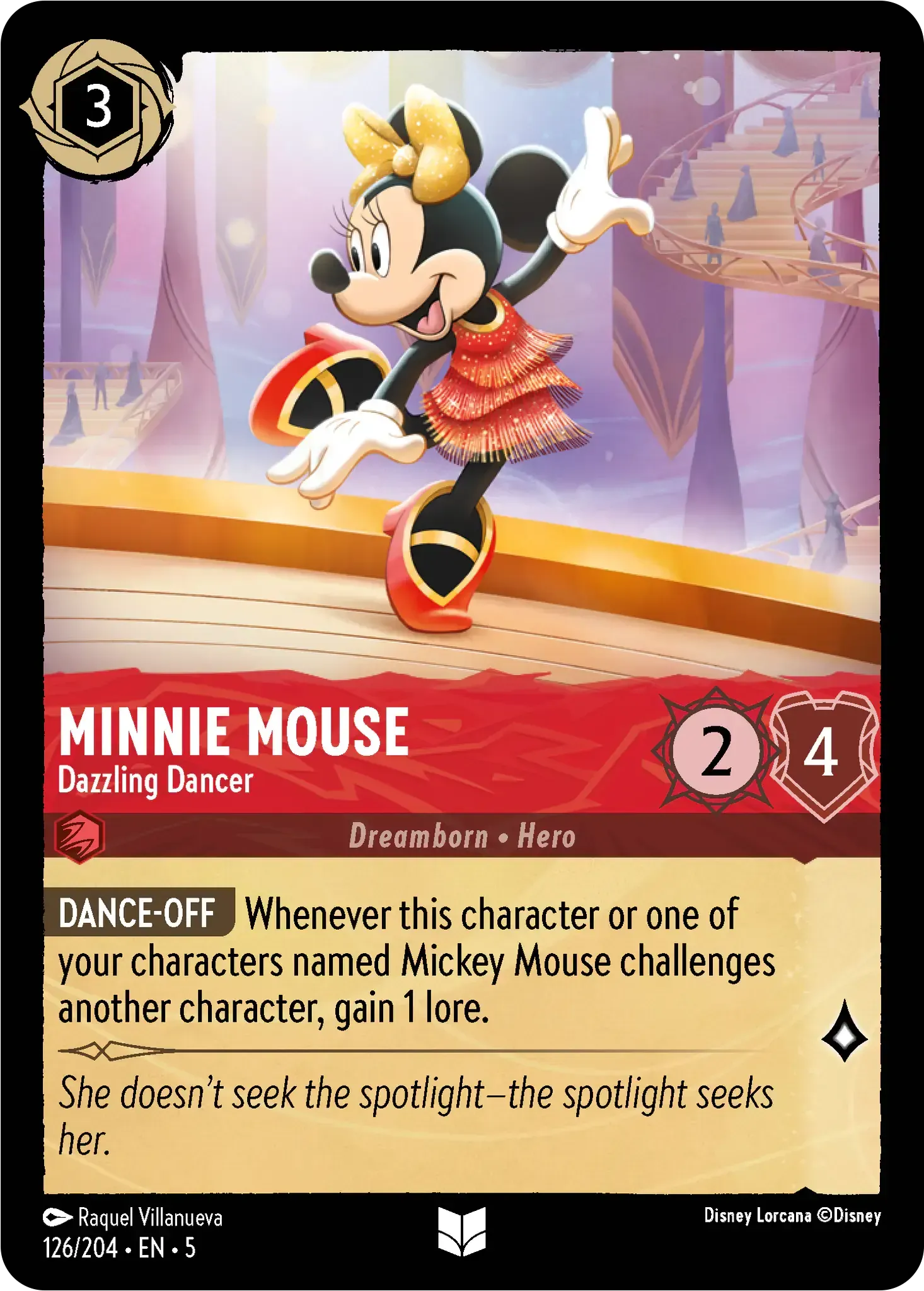 Minnie Mouse - Dazzling Dancer · Shimmering Skies 126/205