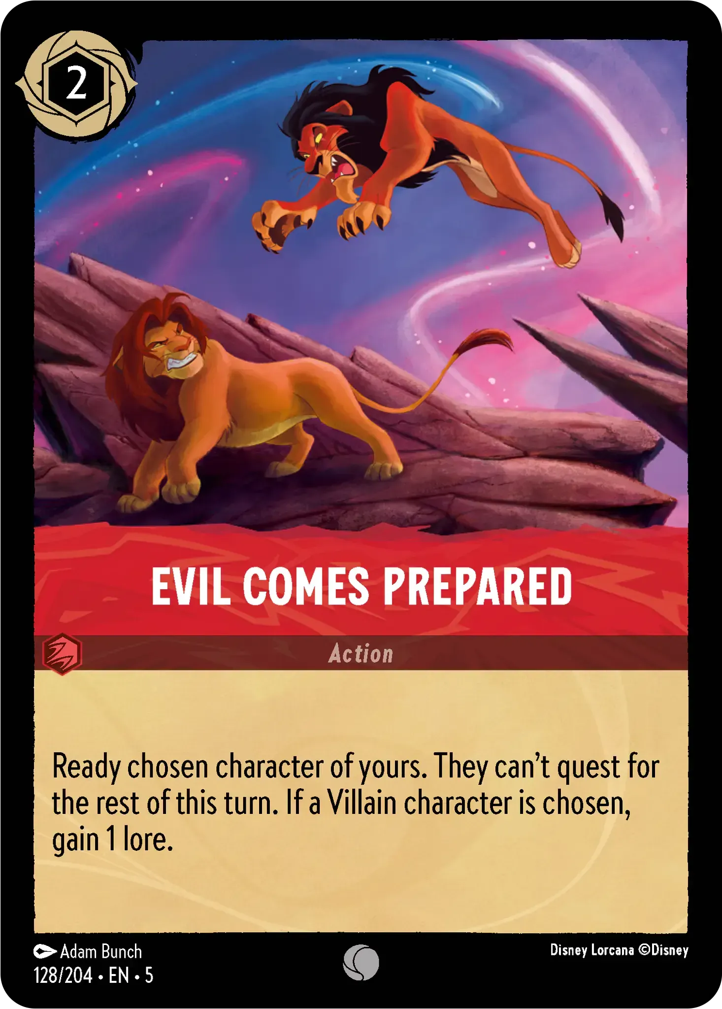 Evil Comes Prepared · Shimmering Skies 128/205