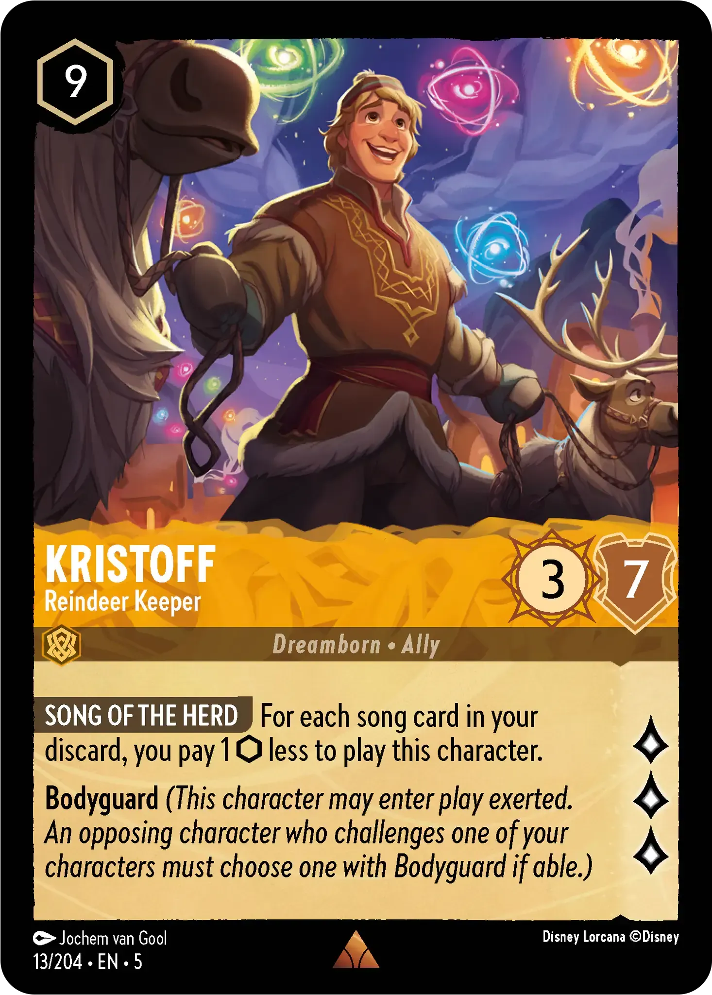 Kristoff - Reindeer Keeper · Shimmering Skies 13/205