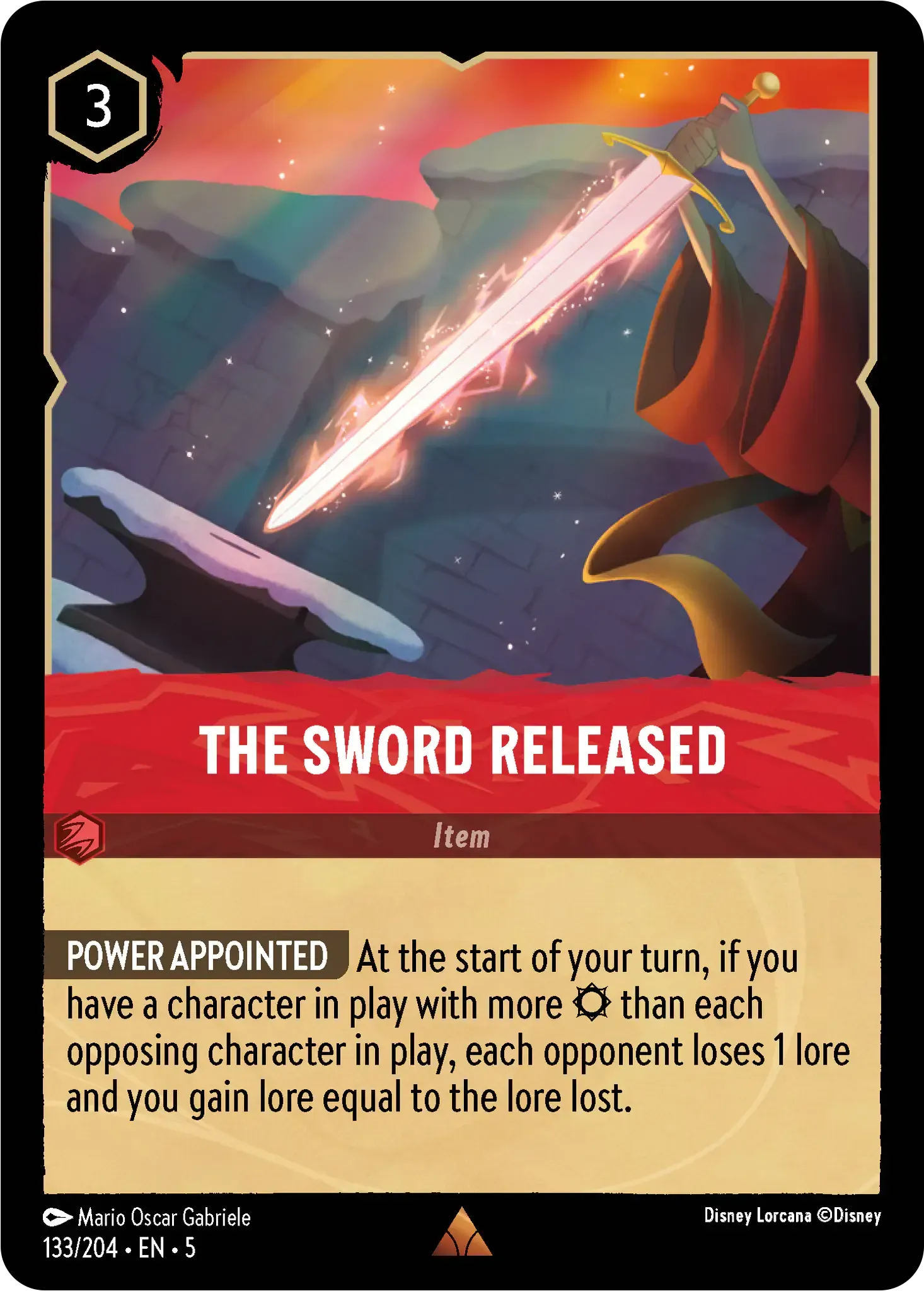 The Sword Released · Shimmering Skies 133/205