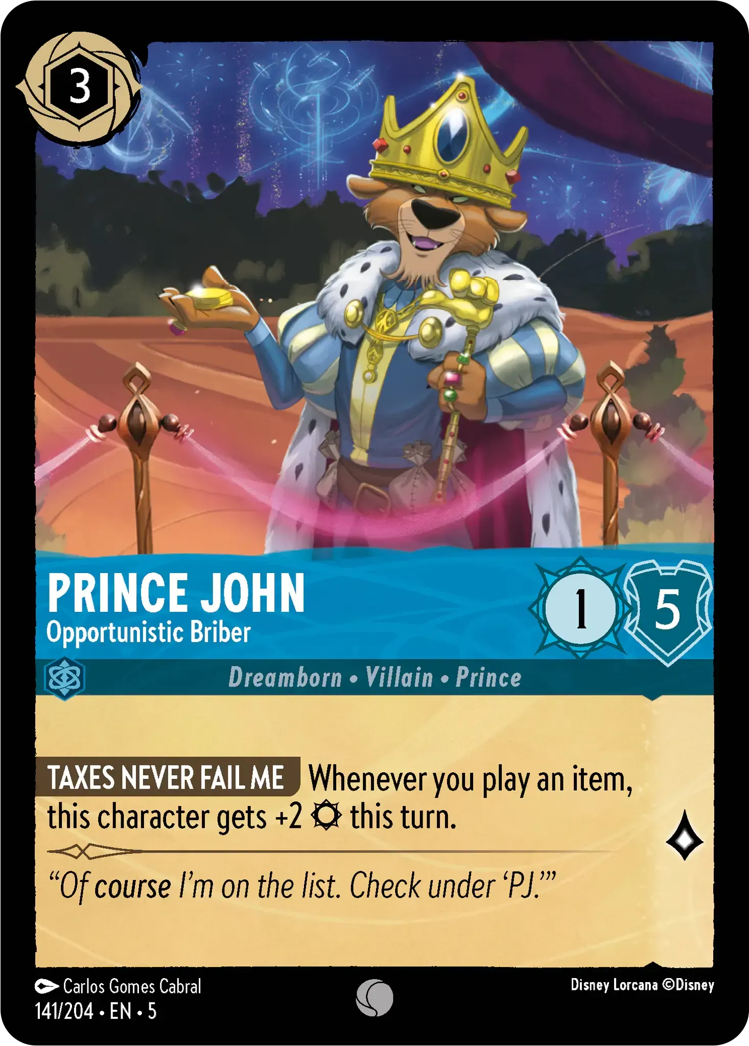 Prince John - Opportunistic Briber · Shimmering Skies 141/205