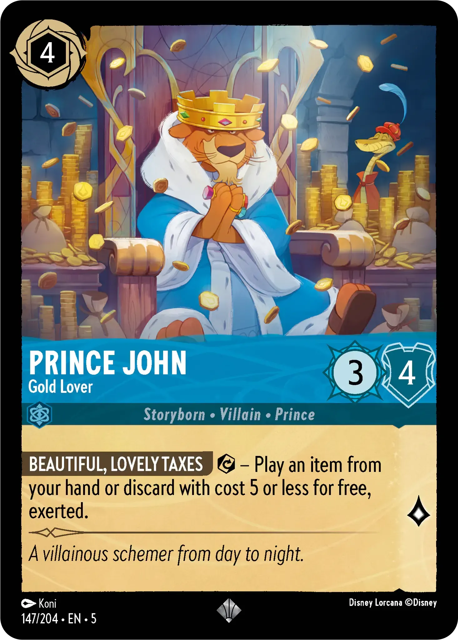 Prince John - Gold Lover · Shimmering Skies 147/205