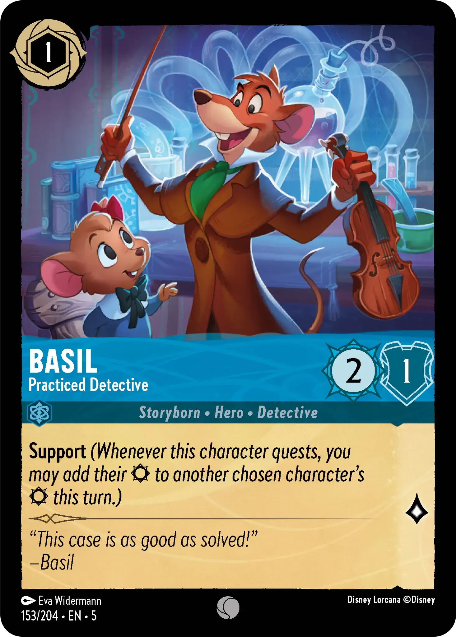 Basil - Practiced Detective · Shimmering Skies 153/205