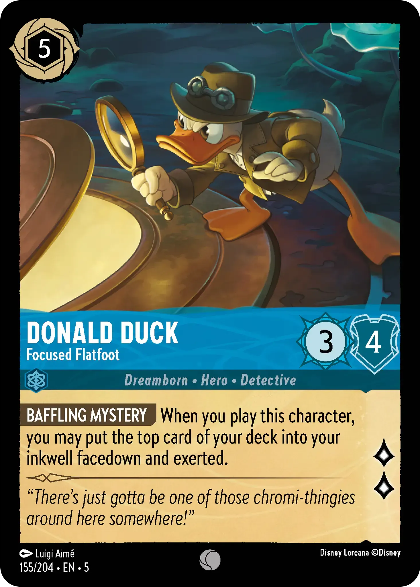 Donald Duck - Focused Flatfoot · Shimmering Skies 155/205