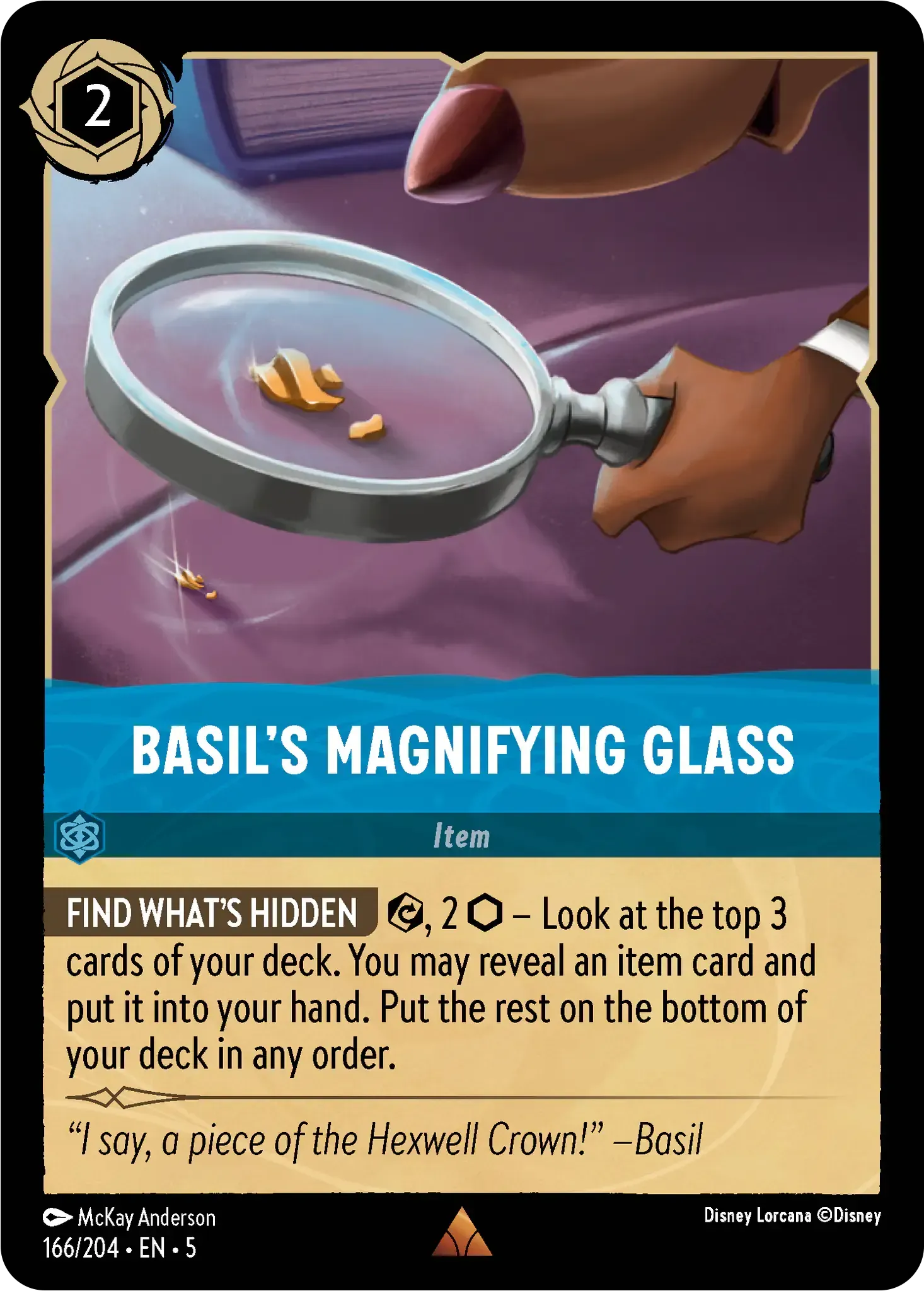 Basil's Magnifying Glass · Shimmering Skies 166/205