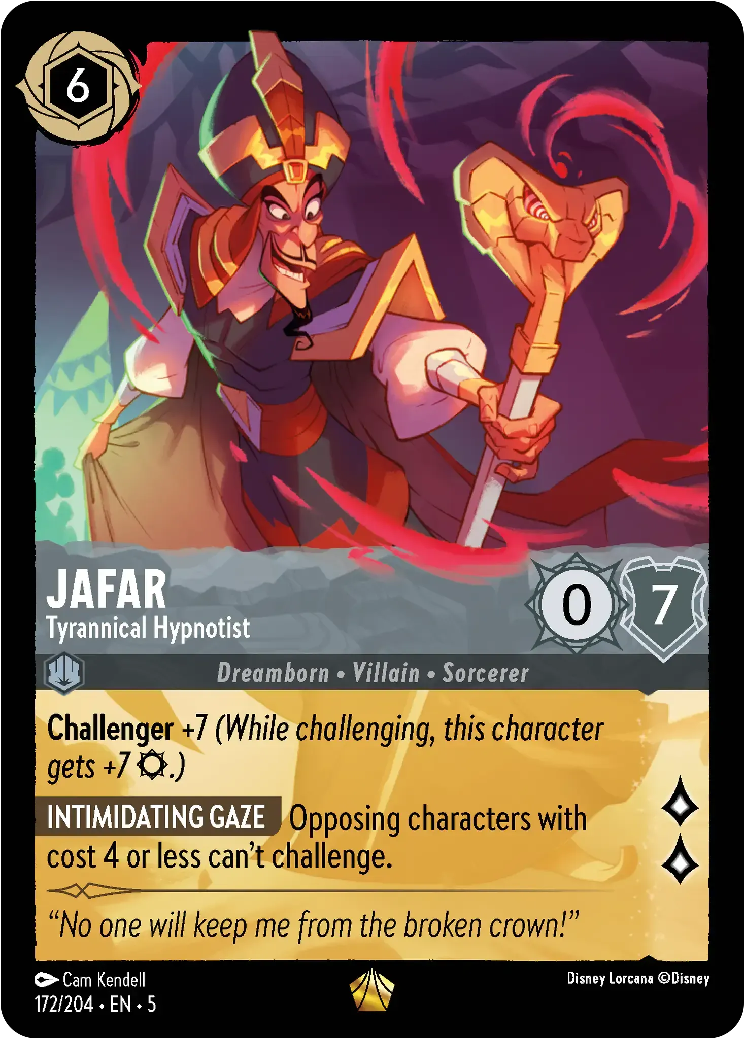 Jafar - Tyrannical Hypnotist · Shimmering Skies 172/205