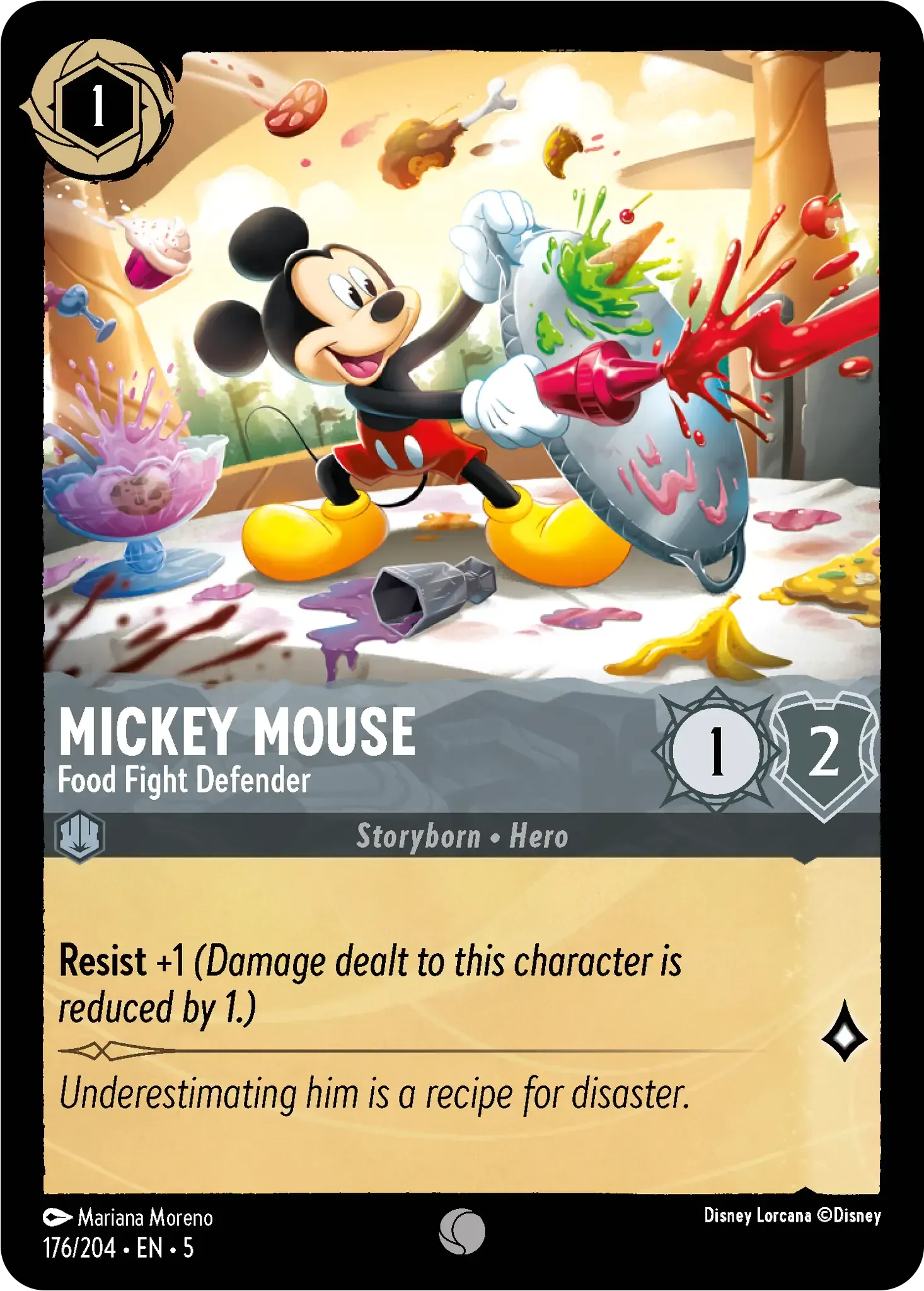 Mickey Mouse - Food Fight Defender · Shimmering Skies 176/205