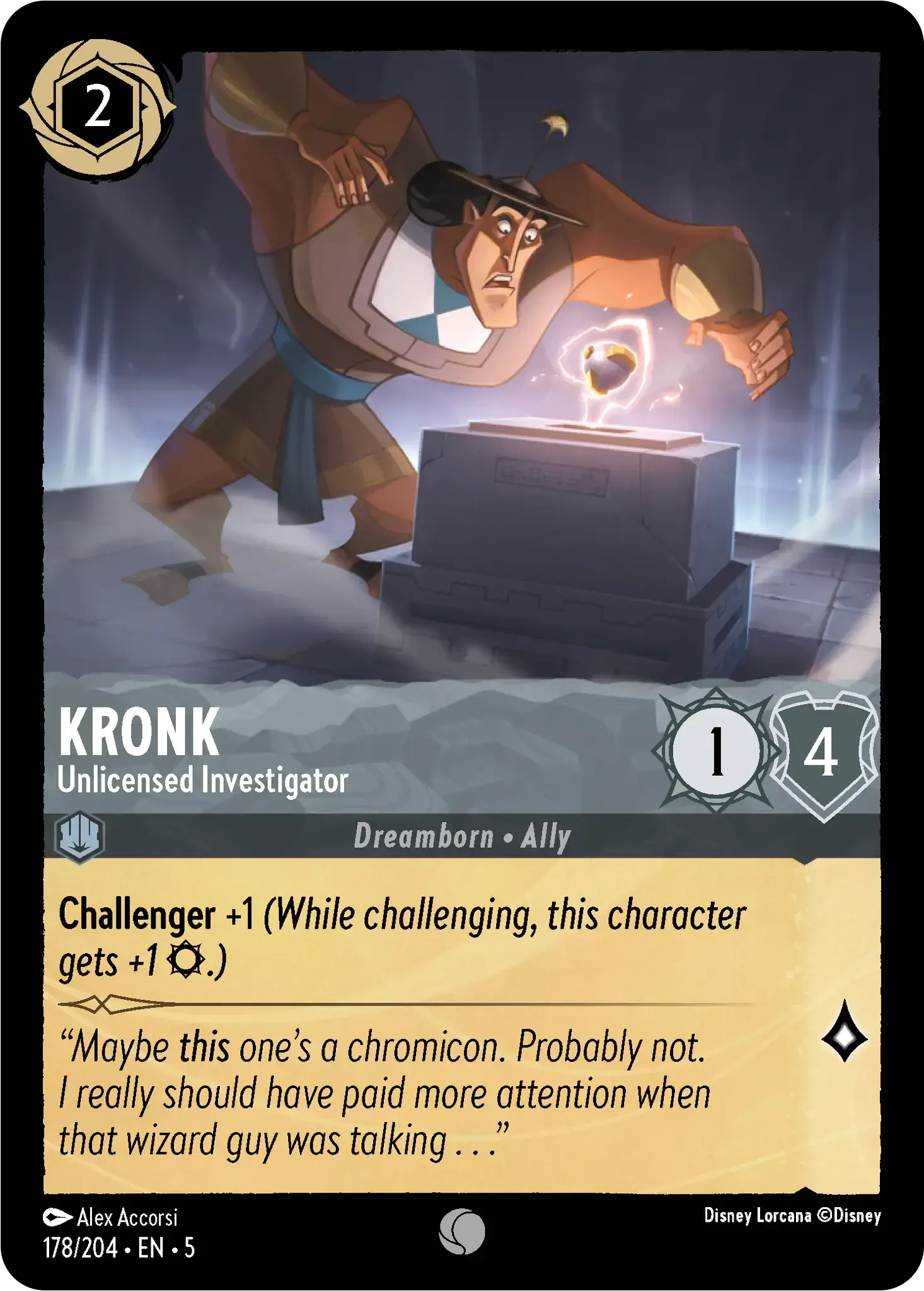 Kronk - Unlicensed Investigator · Shimmering Skies 178/205